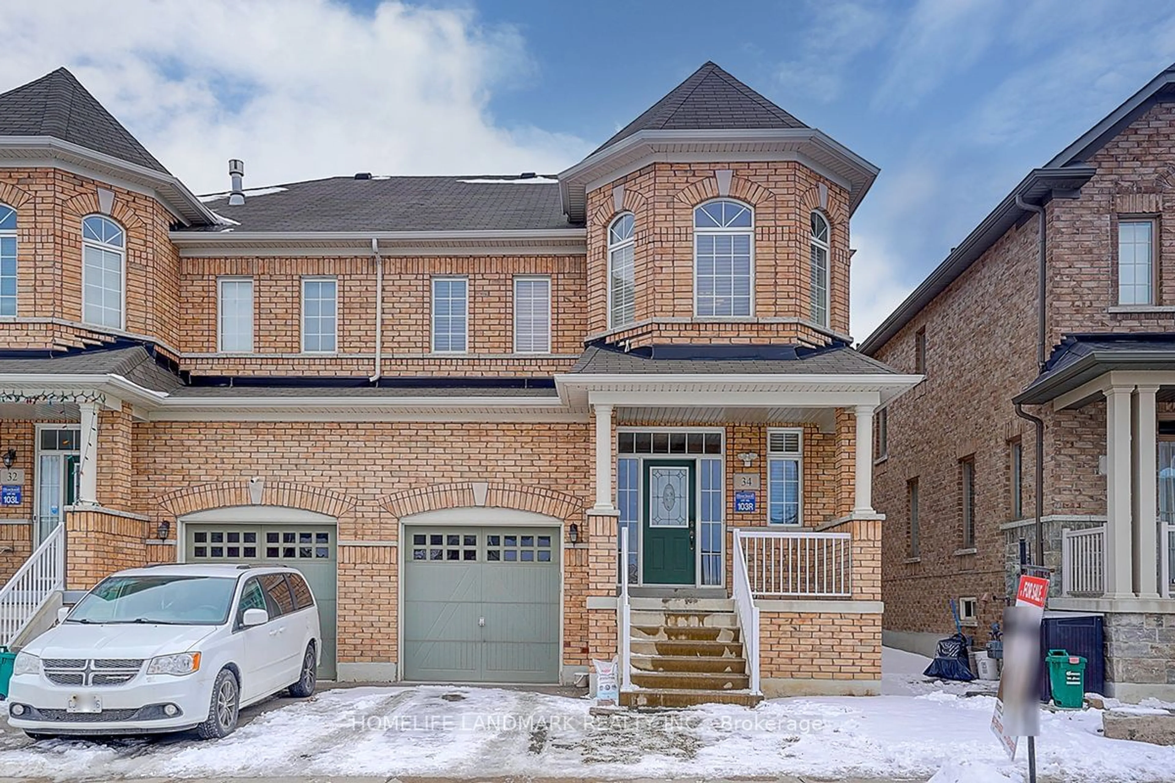 Home with brick exterior material, street for 34 Foshan Ave, Markham Ontario L6C 0R1