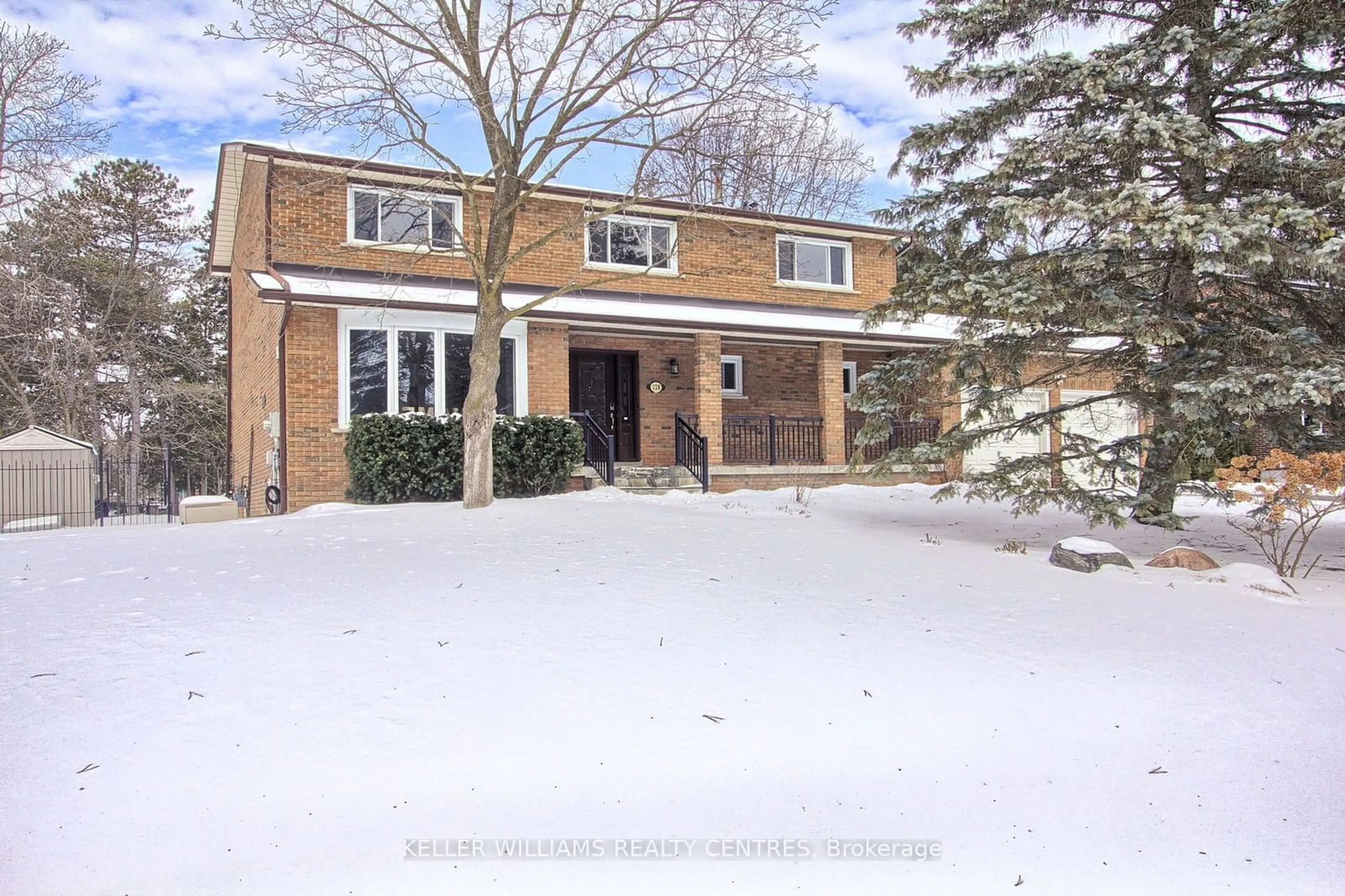 Home with brick exterior material, street for 128 Coons Rd, Richmond Hill Ontario L4E 2M8