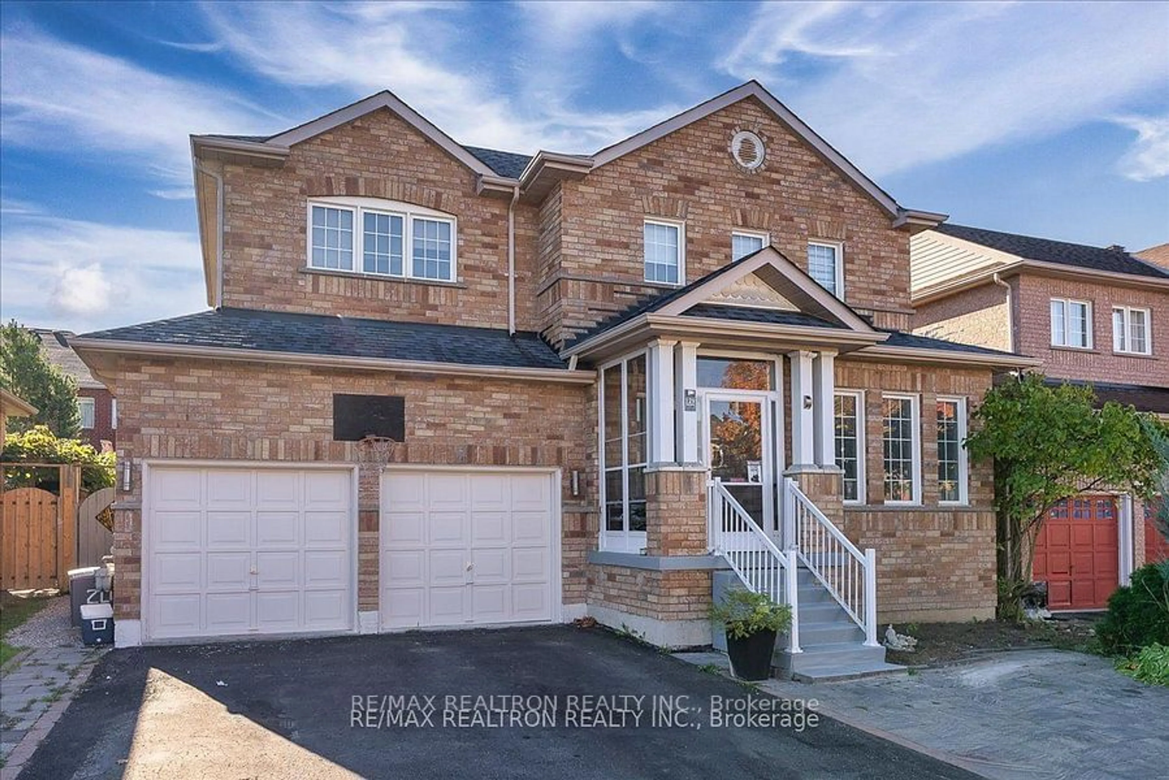 Home with brick exterior material, street for 129 Flagstone Way, Newmarket Ontario L3X 2Z8