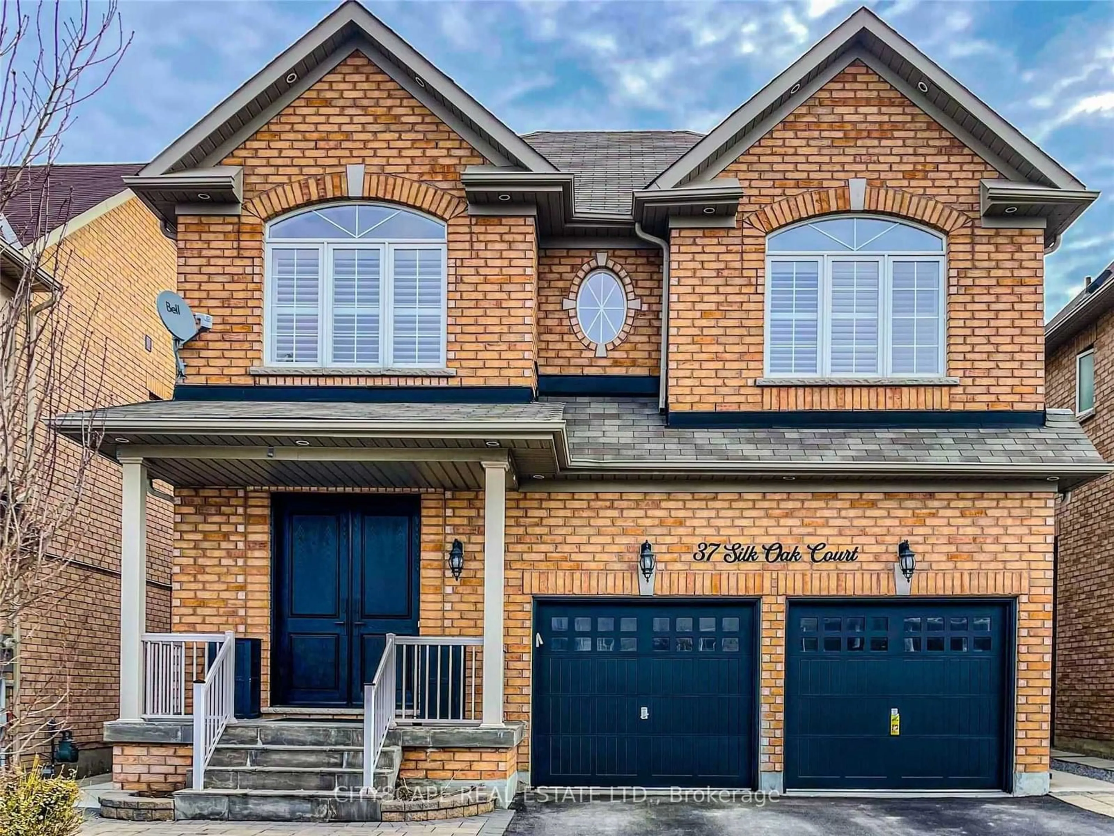 Home with brick exterior material, street for 37 Silk Oak Crt, Vaughan Ontario L6A 0M3