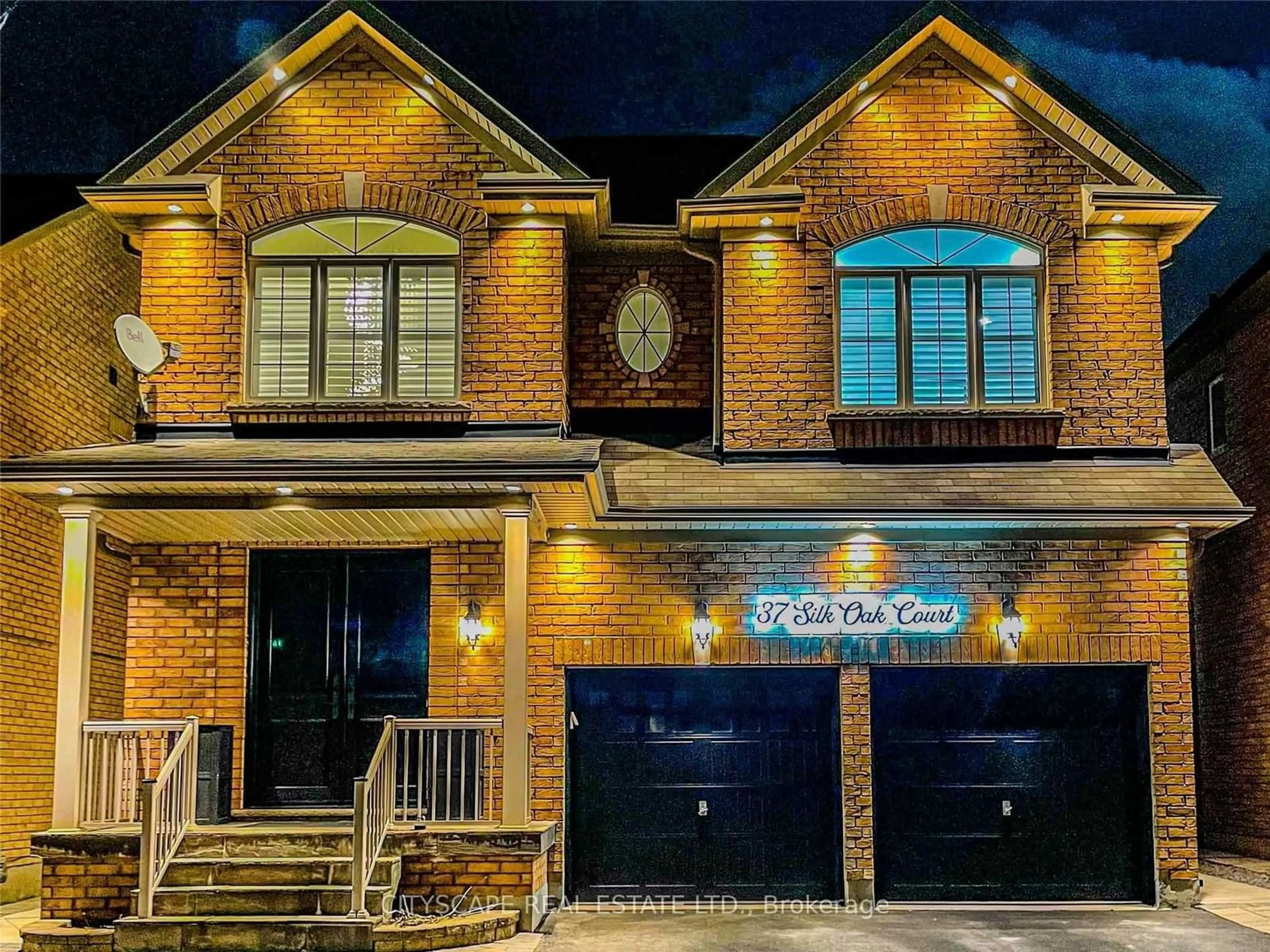 Home with brick exterior material, street for 37 Silk Oak Crt, Vaughan Ontario L6A 0M3