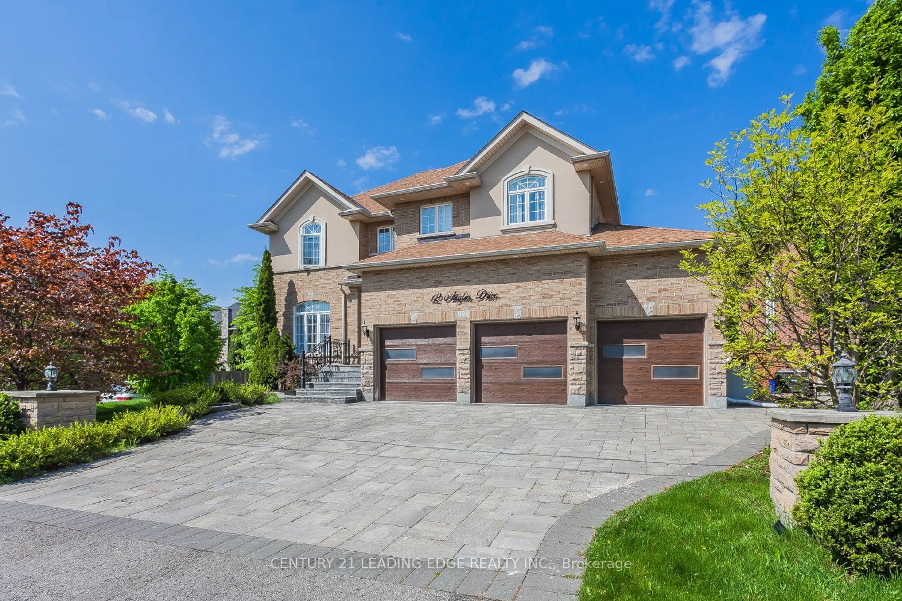 Home with brick exterior material, street for 12 Anglin Dr, Richmond Hill Ontario L4E 3M5