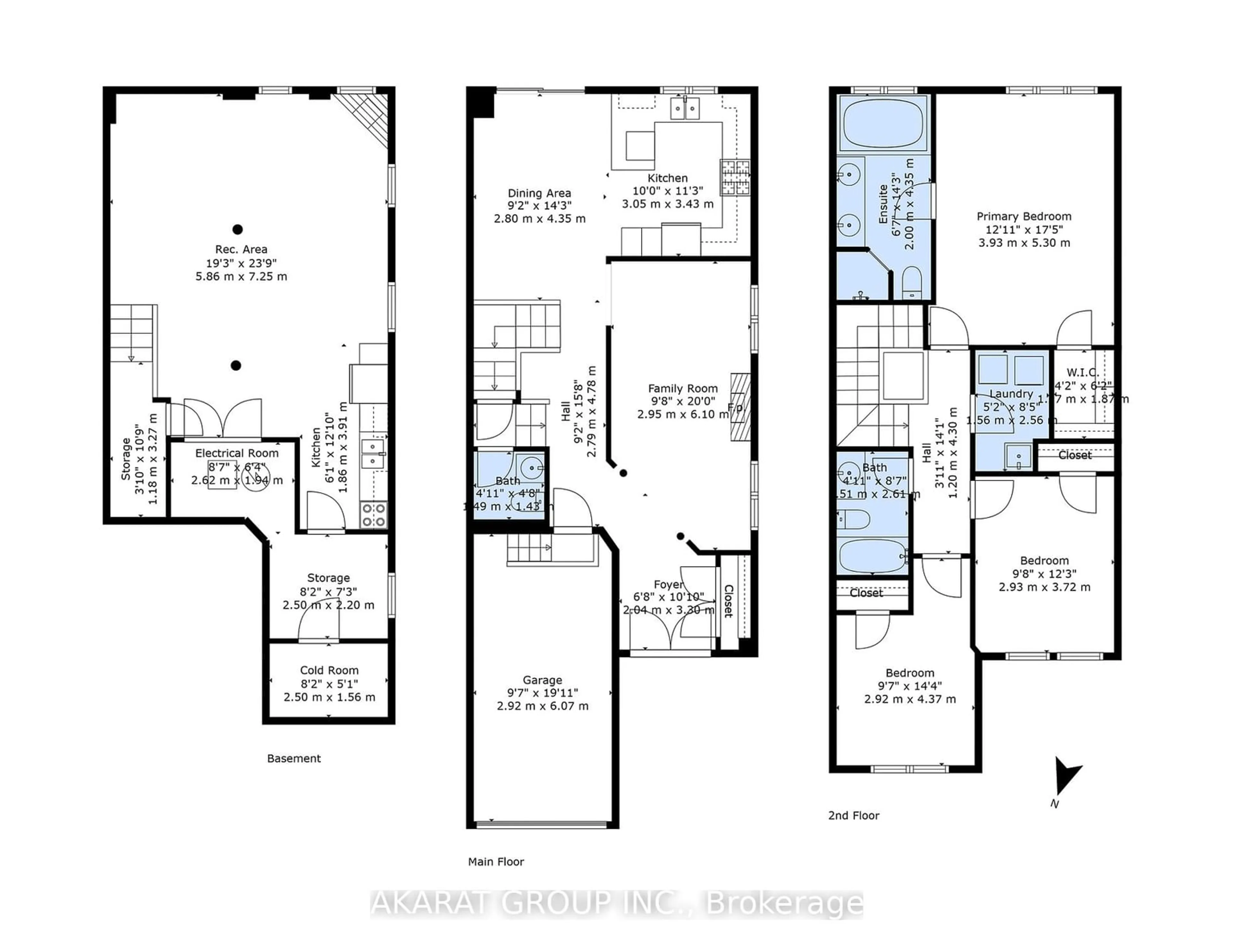 Floor plan for 71 Condotti Dr, Vaughan Ontario L4H 0H6