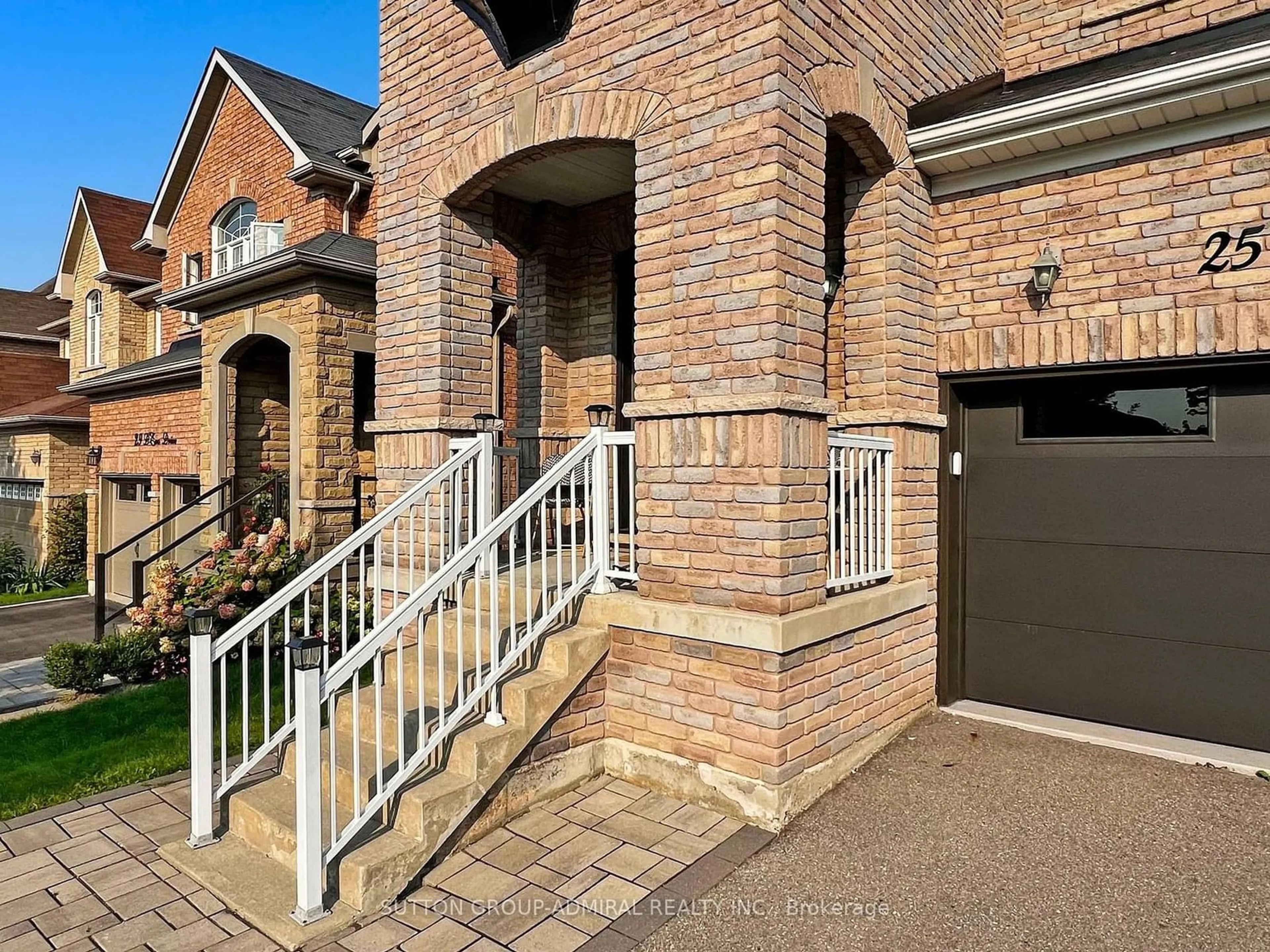 Home with brick exterior material, street for 25 D'Eva Dr, Vaughan Ontario L4J 0E7