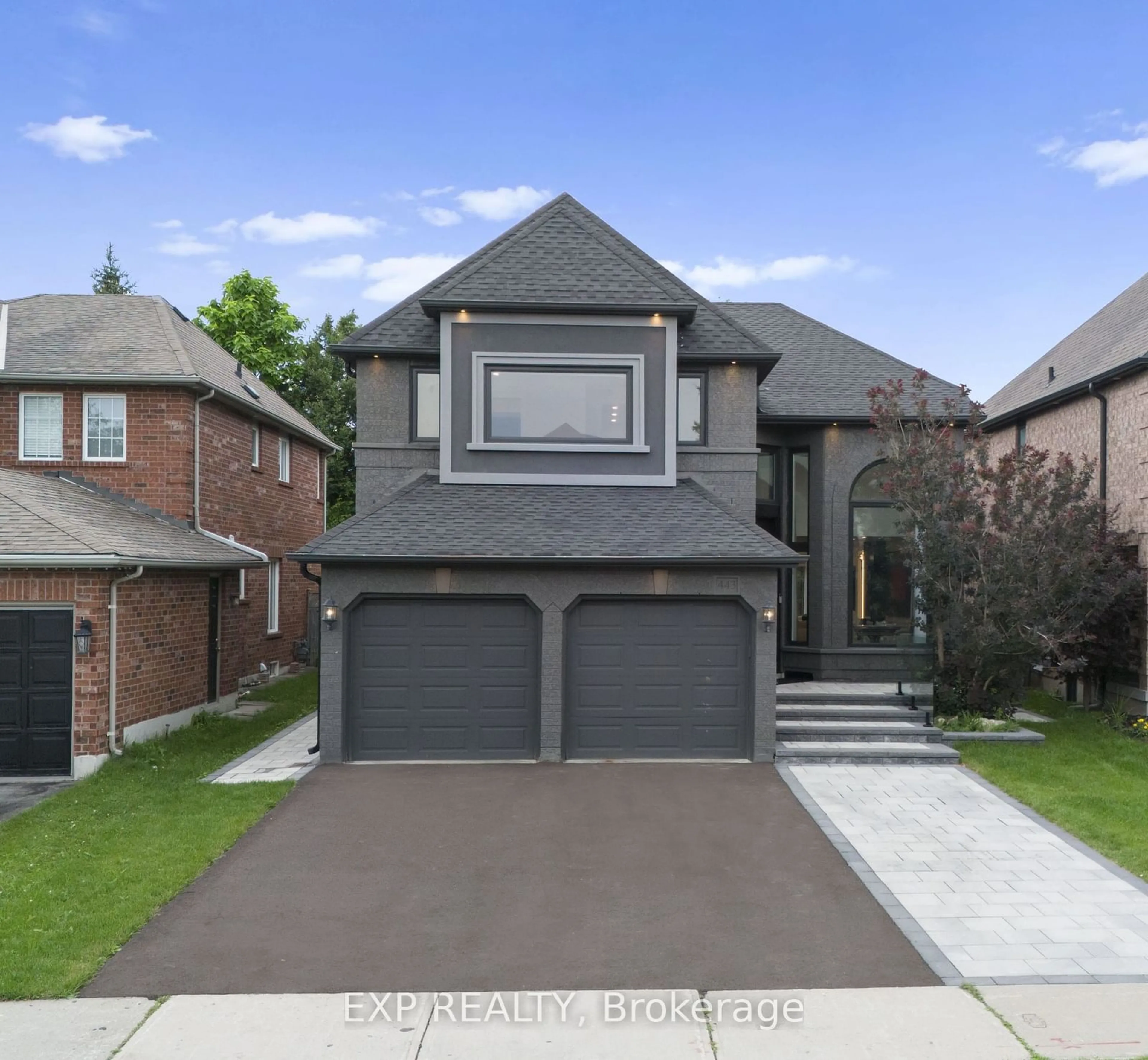 Home with brick exterior material, street for 443 Silken Laumann Dr, Newmarket Ontario L3X 2H9