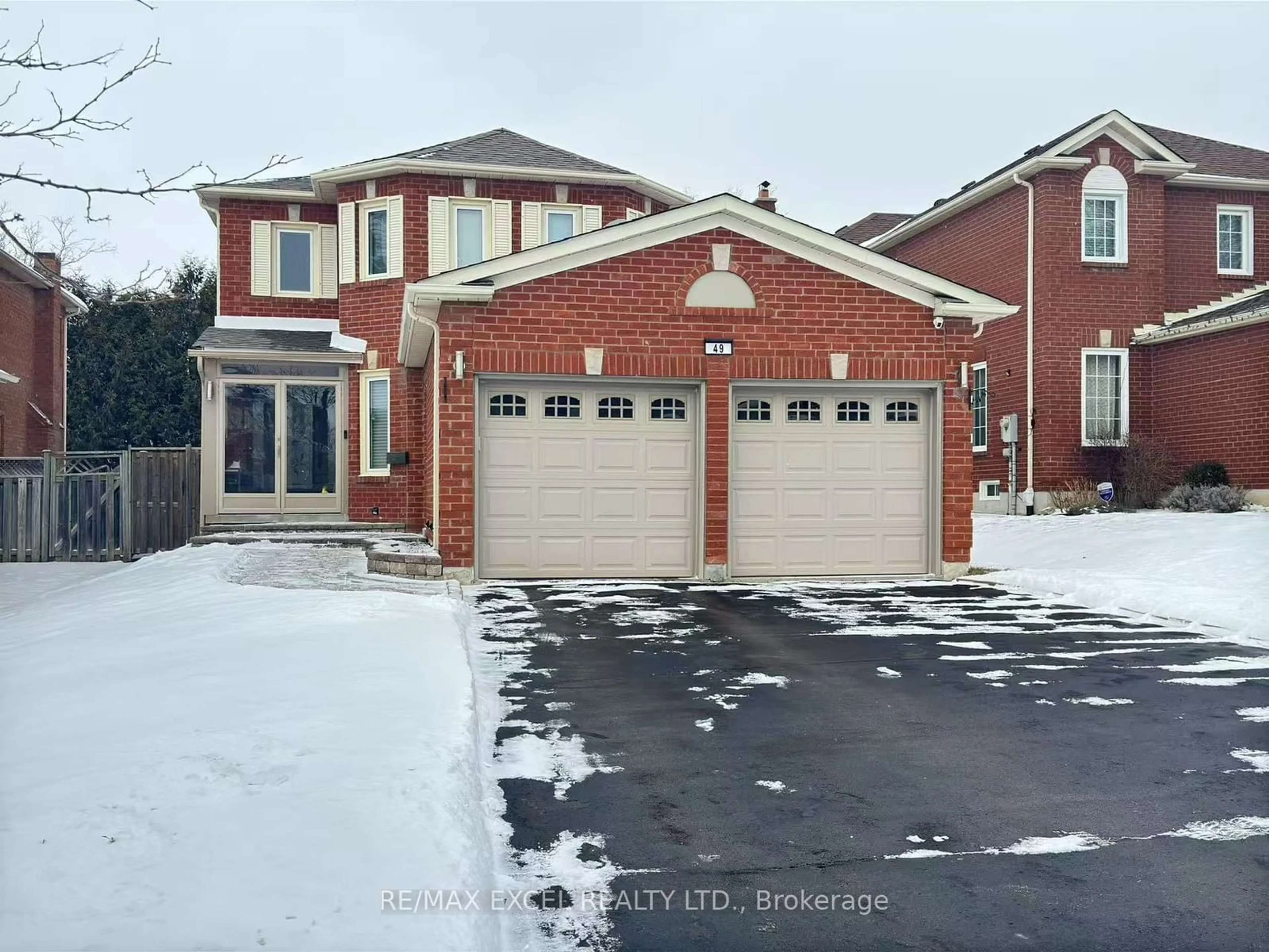 Home with brick exterior material, street for 49 Militia Tr, Markham Ontario L3R 9H7