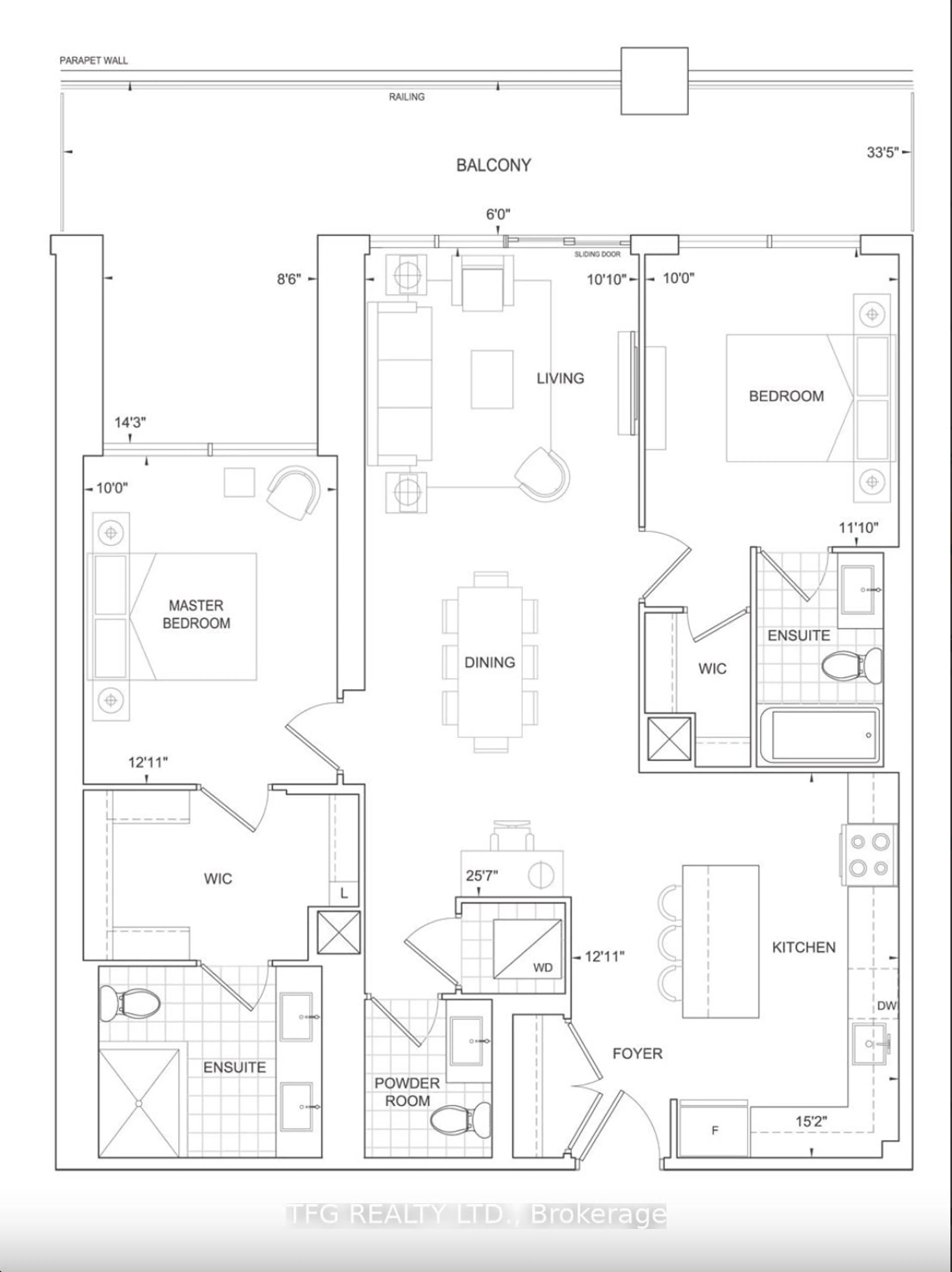 Floor plan for 8960 Jane St #321, Vaughan Ontario L4K 2M9