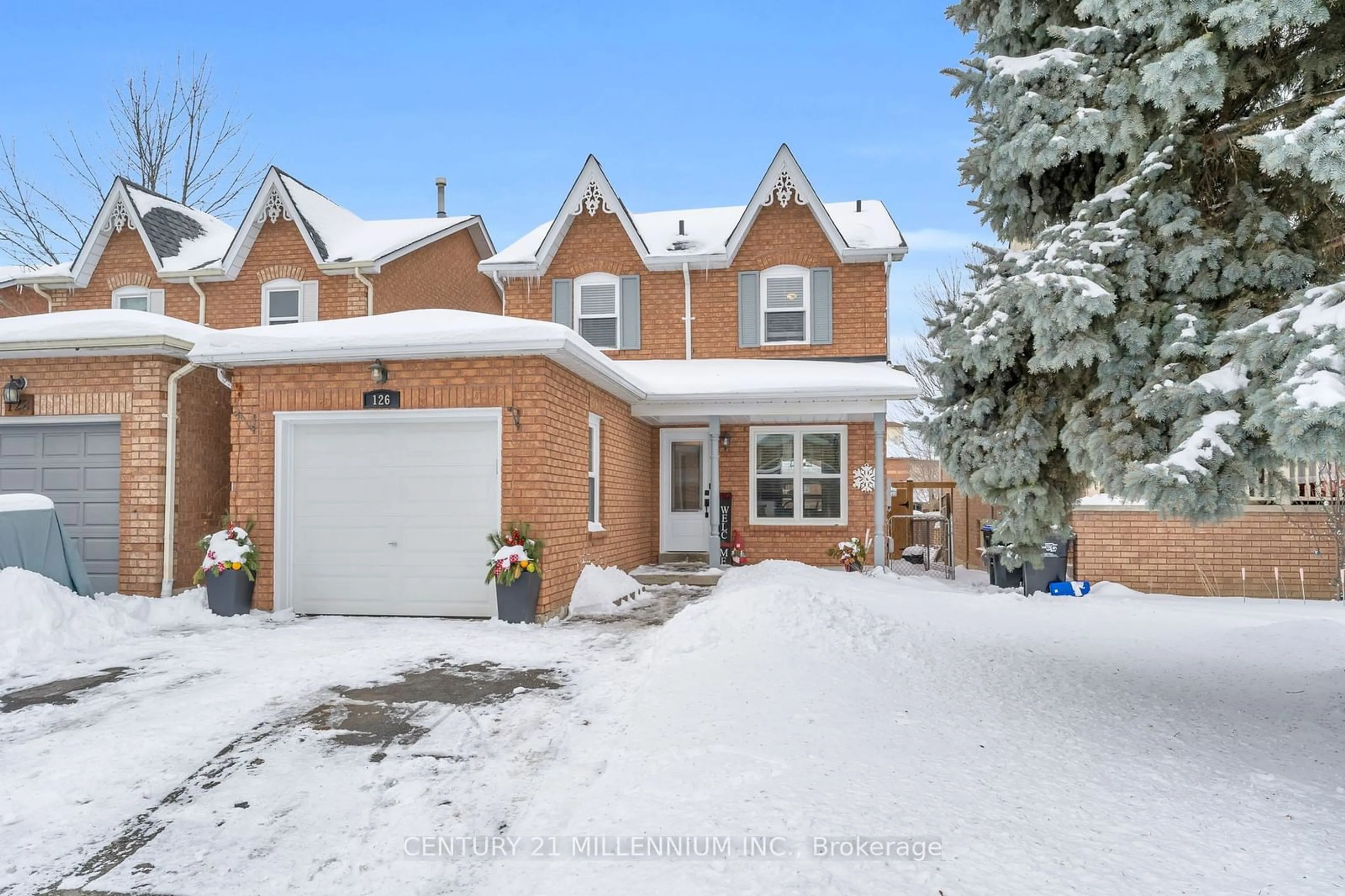 Home with brick exterior material, street for 126 Heydon Ave, New Tecumseth Ontario L9R 1N6