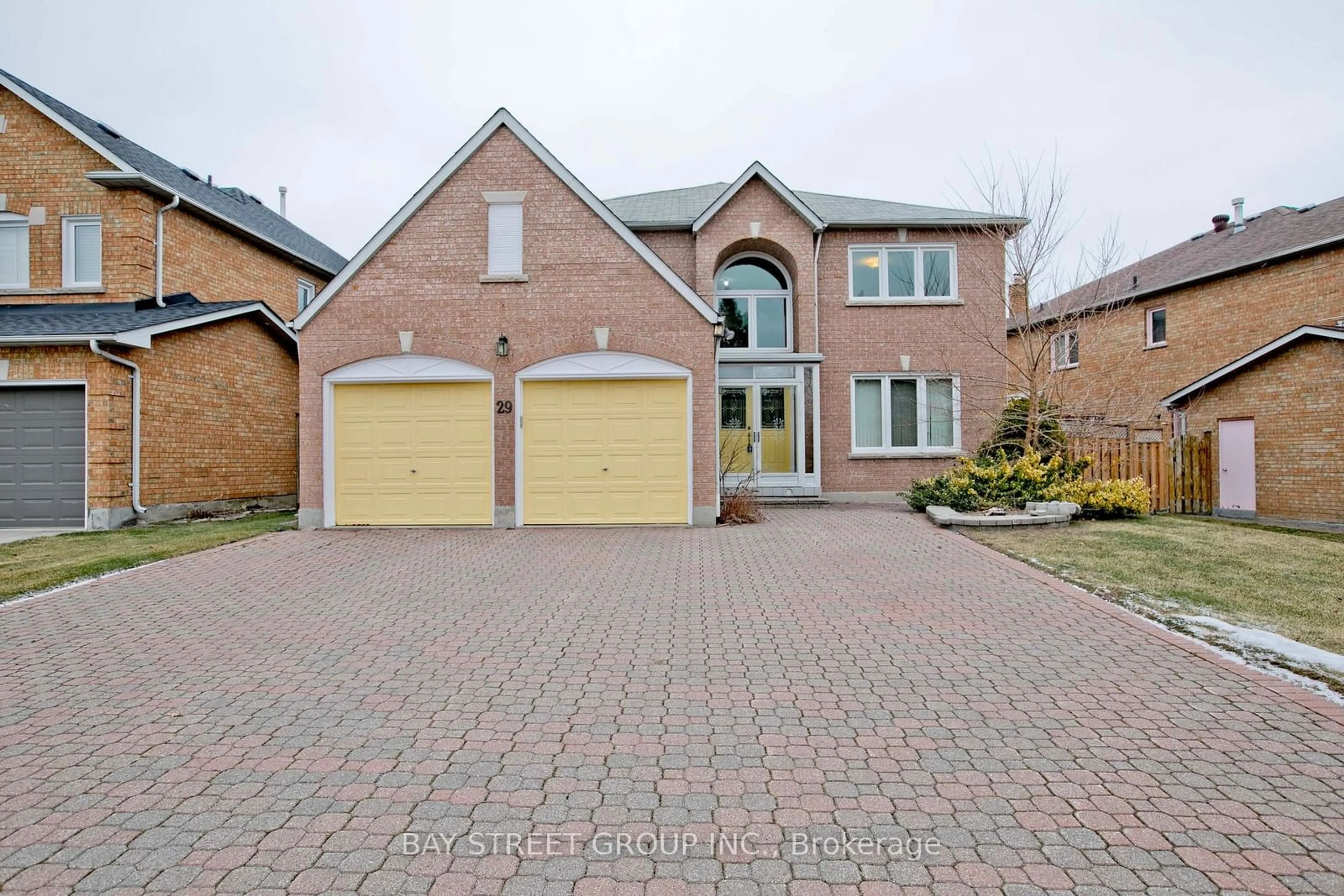 Home with brick exterior material, street for 29 Webber Cres, Markham Ontario L3R 2L3