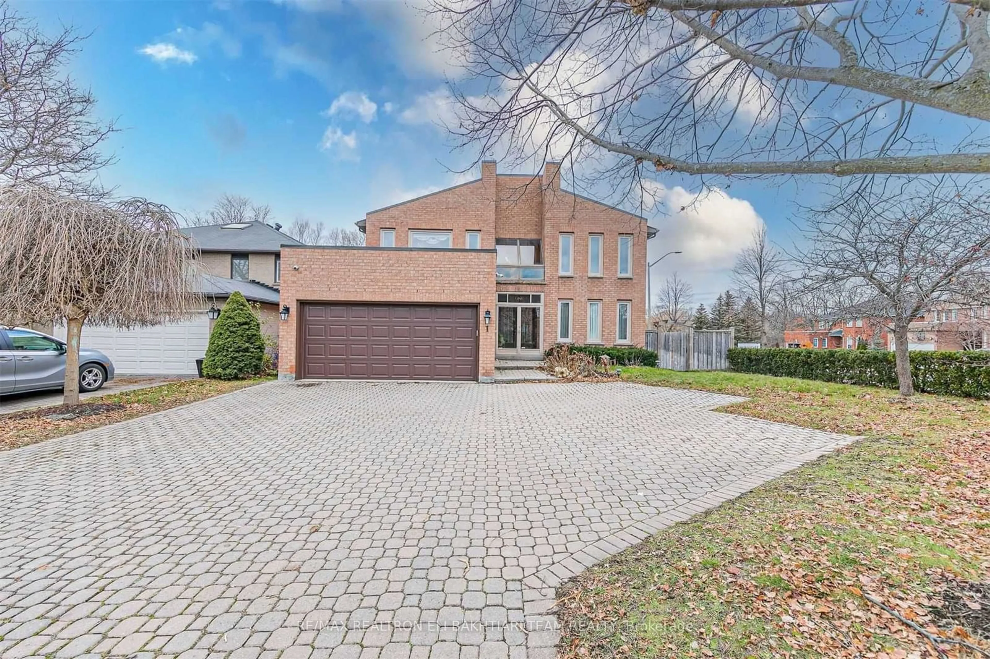 Home with brick exterior material, street for 1 Bronte Rd, Markham Ontario L3T 7H5