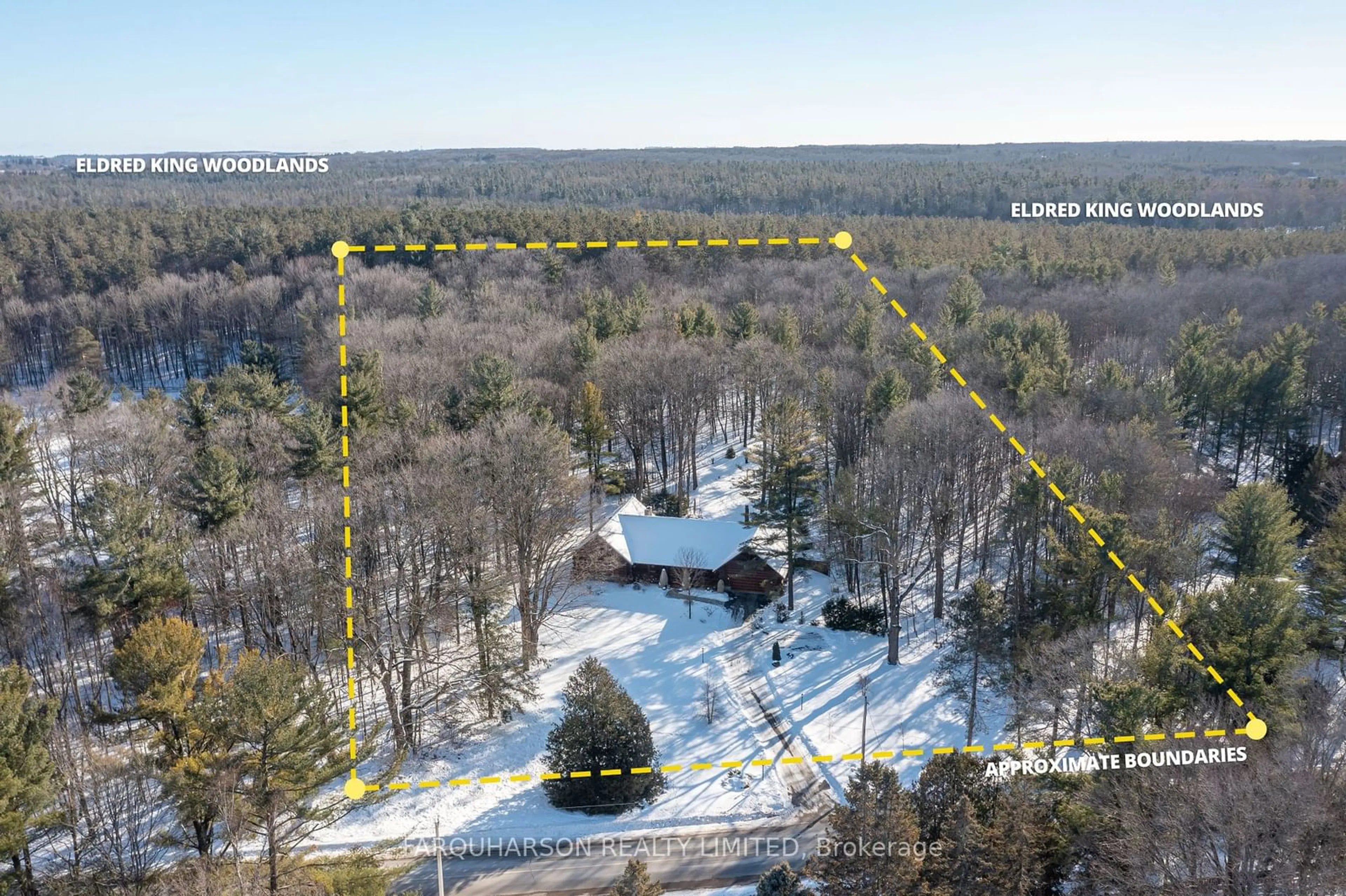 A pic from outside/outdoor area/front of a property/back of a property/a pic from drone, forest/trees view for 4775 Cherry St, Whitchurch-Stouffville Ontario L4A 7X4