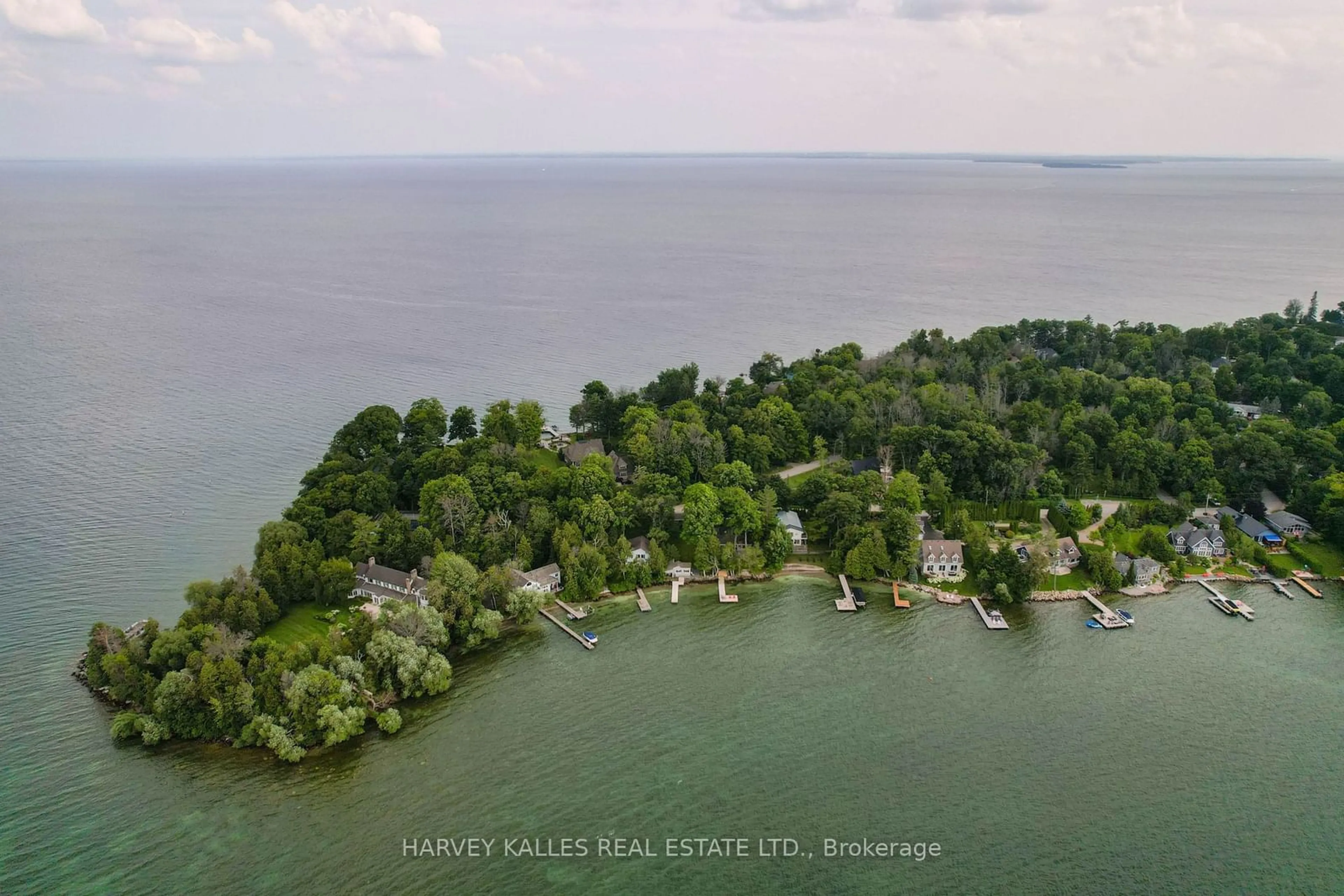 A pic from outside/outdoor area/front of a property/back of a property/a pic from drone, water/lake/river/ocean view for 22 Gooch Park Dr, Innisfil Ontario L9S 2S6