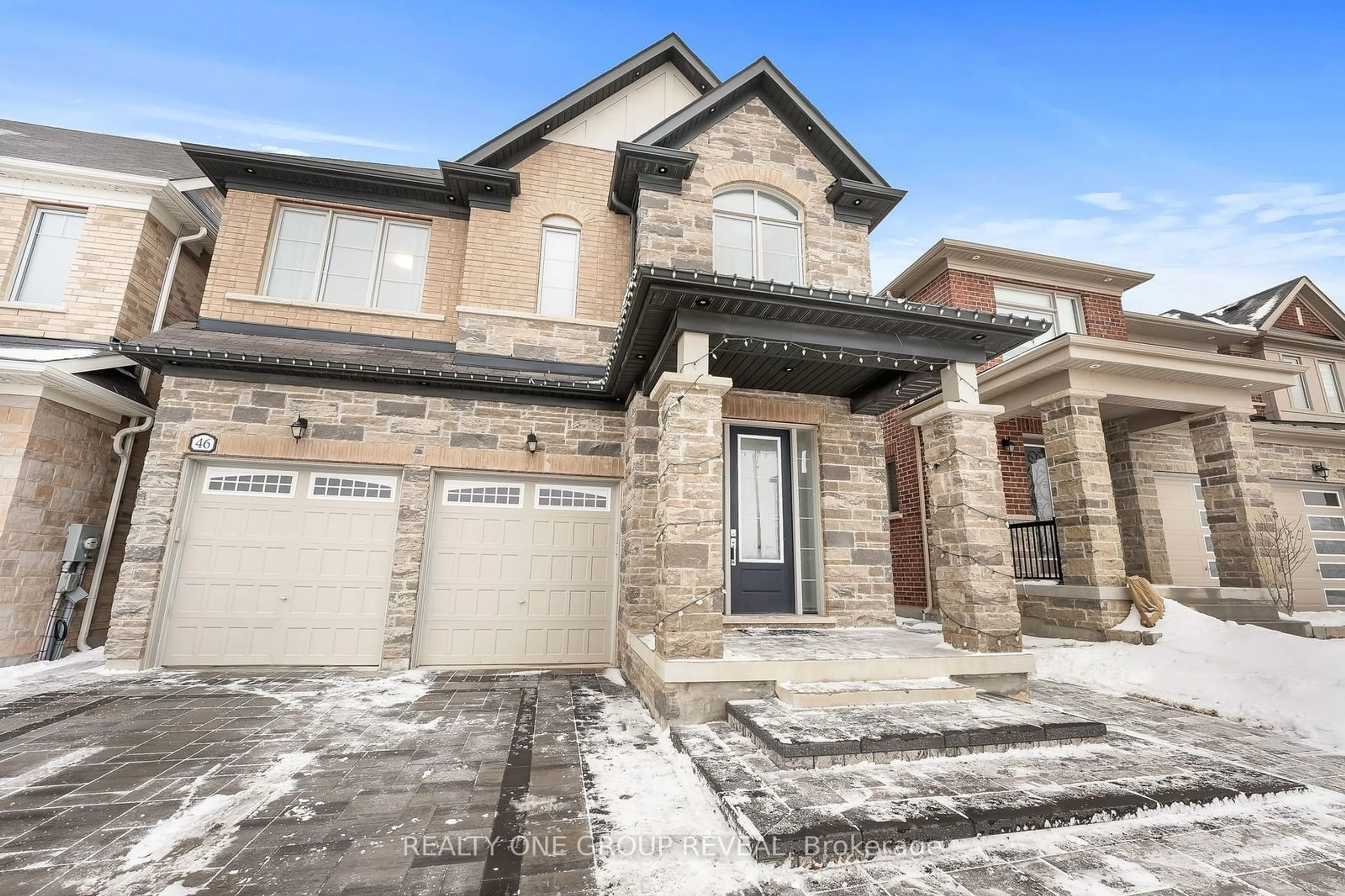 Home with brick exterior material, street for 46 Busato Dr, Whitchurch-Stouffville Ontario L4A 4V4