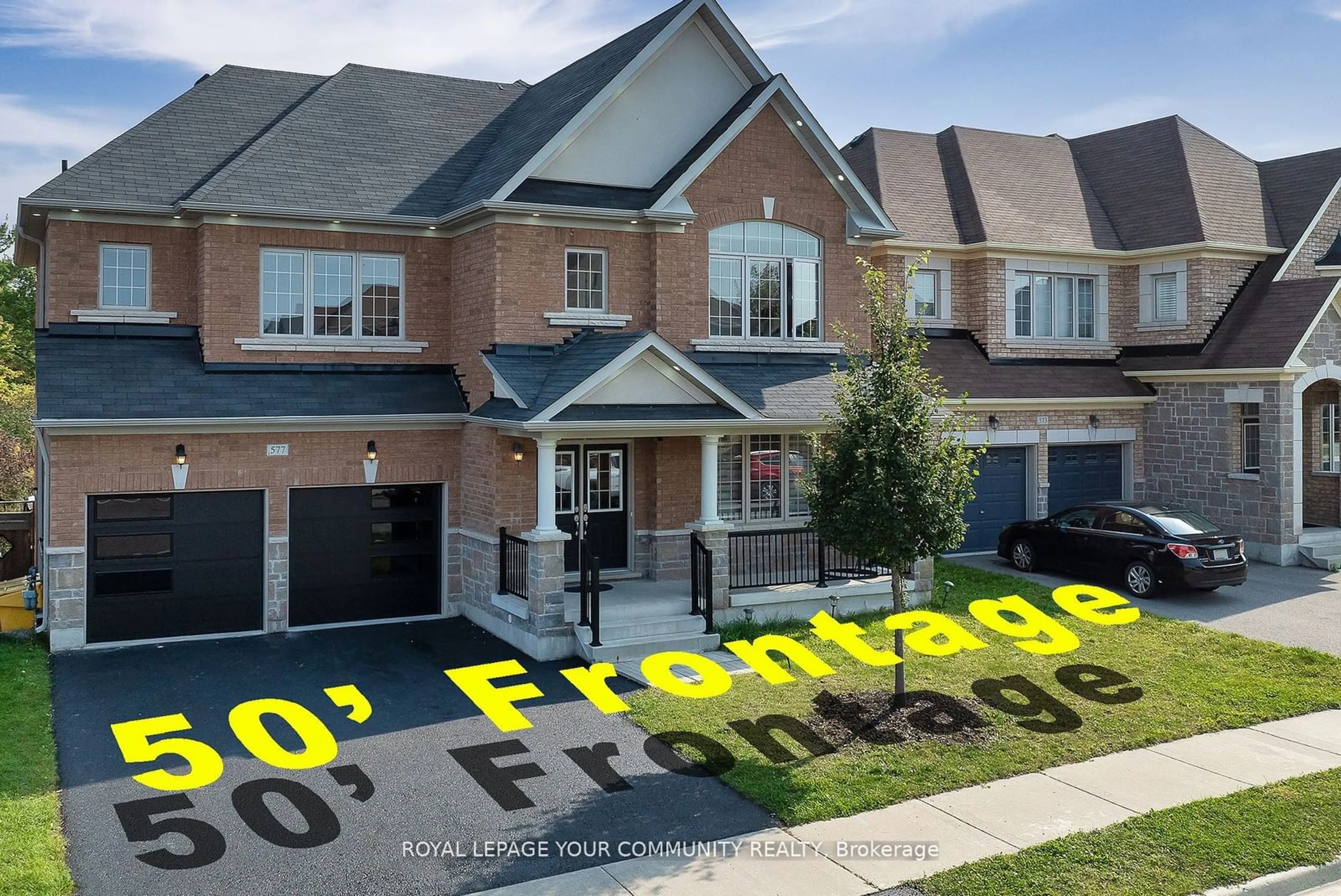 Home with brick exterior material, street for 577 Clifford Perry Pl, Newmarket Ontario L3X 0J2