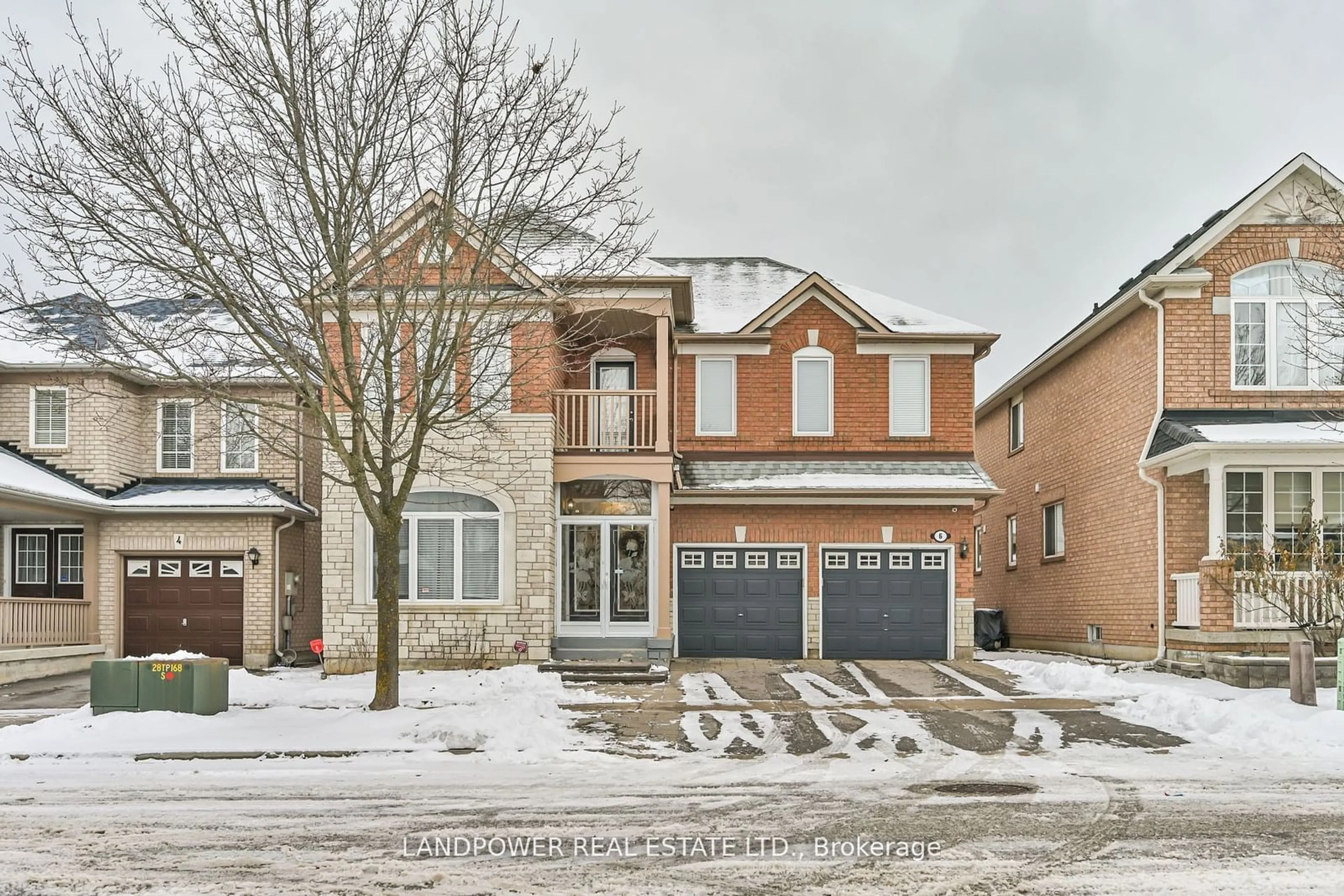 Home with brick exterior material, street for 6 Tower Bridge Cres, Markham Ontario L6C 2M8