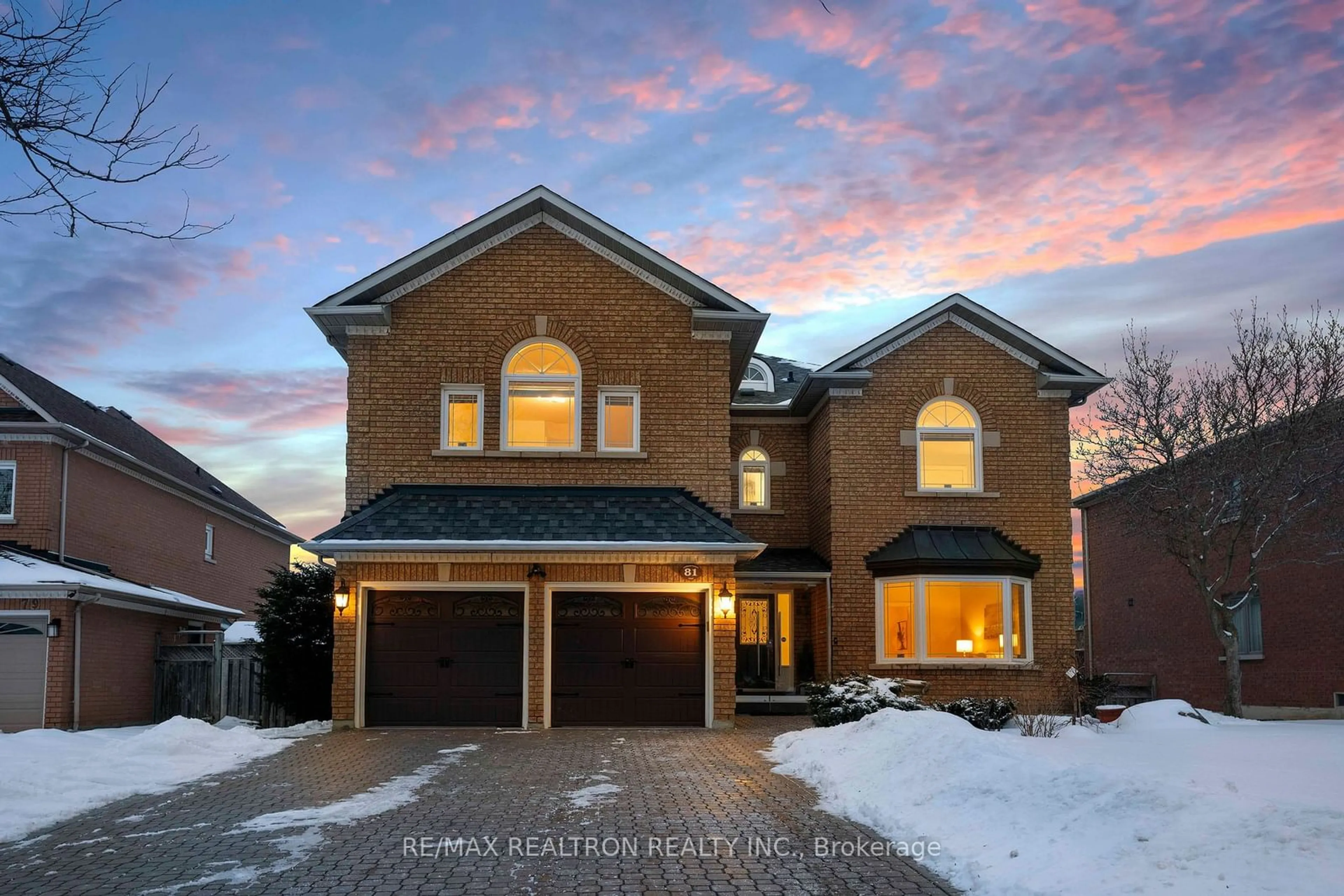 Home with brick exterior material, street for 81 Emerald Garden Crt, Markham Ontario L6C 1W3