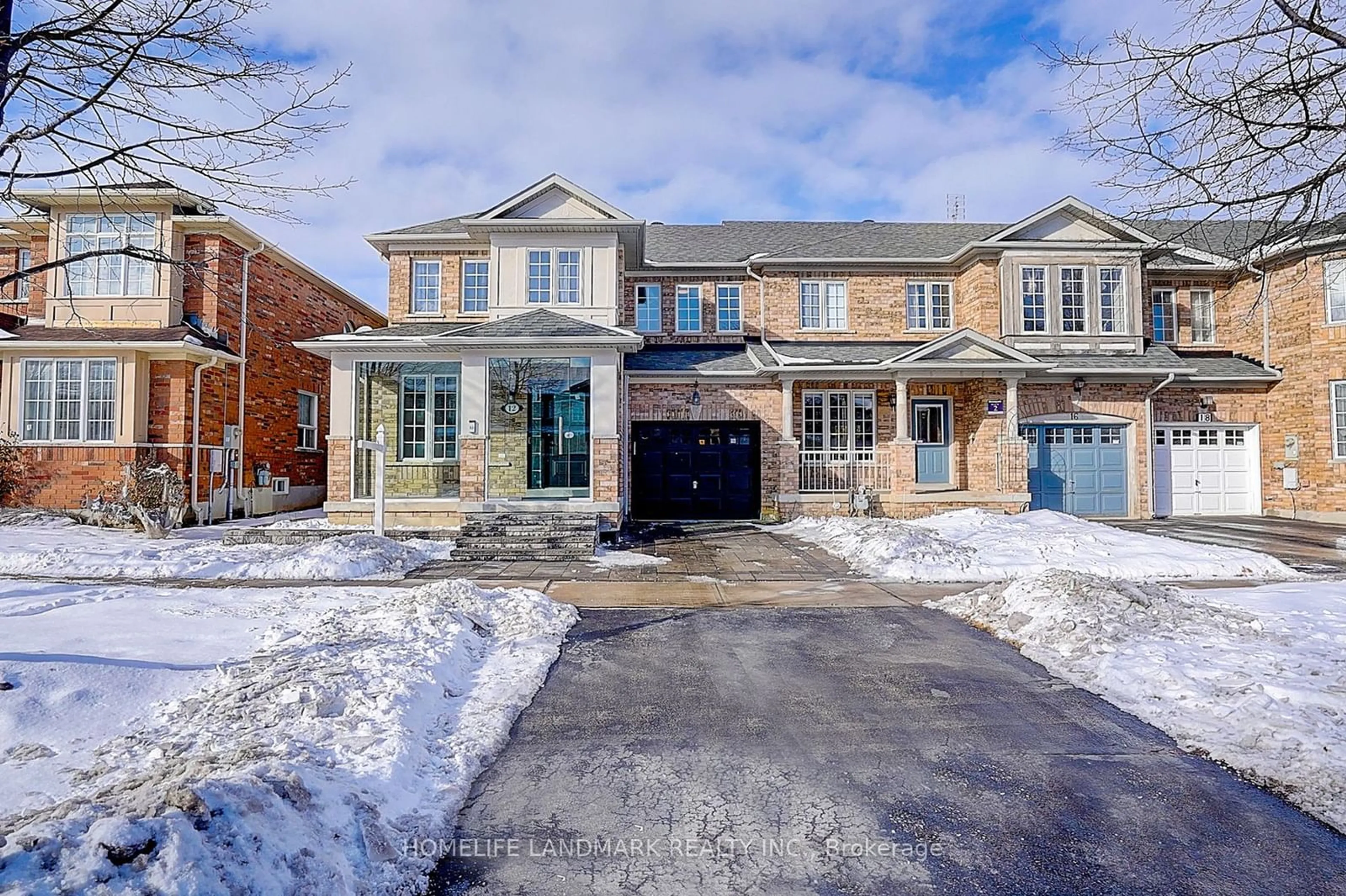 Home with brick exterior material, street for 12 Silver Linden Dr, Richmond Hill Ontario L4B 3S8