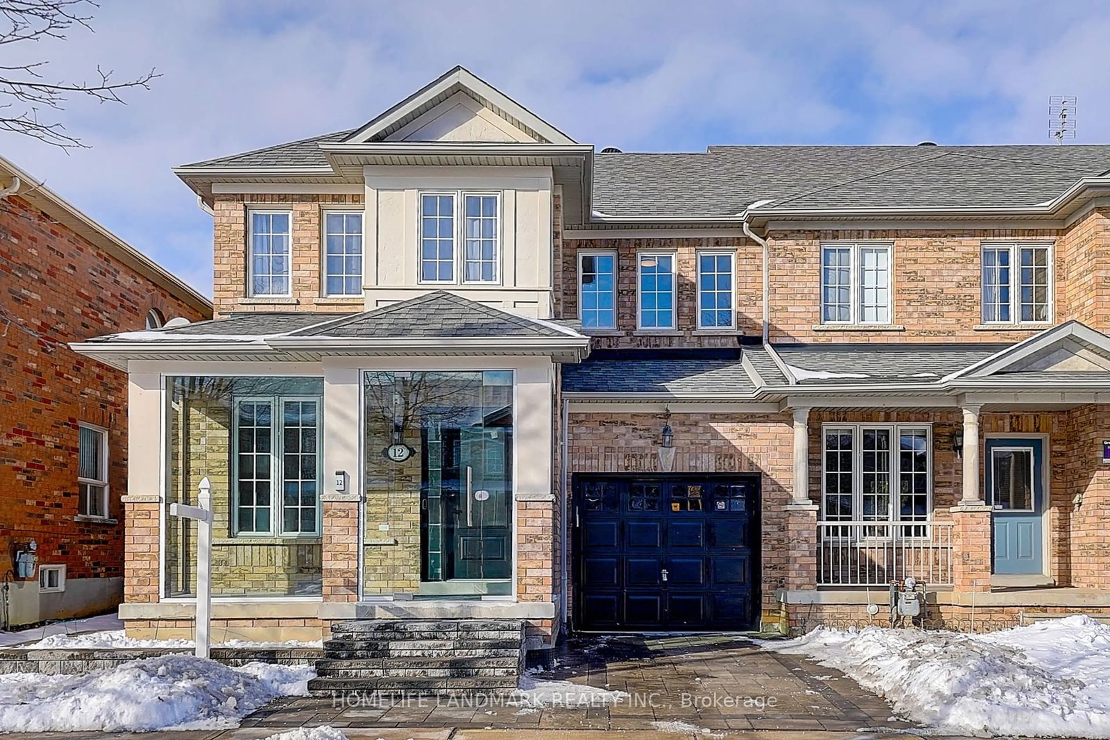 Home with brick exterior material, street for 12 Silver Linden Dr, Richmond Hill Ontario L4B 3S8