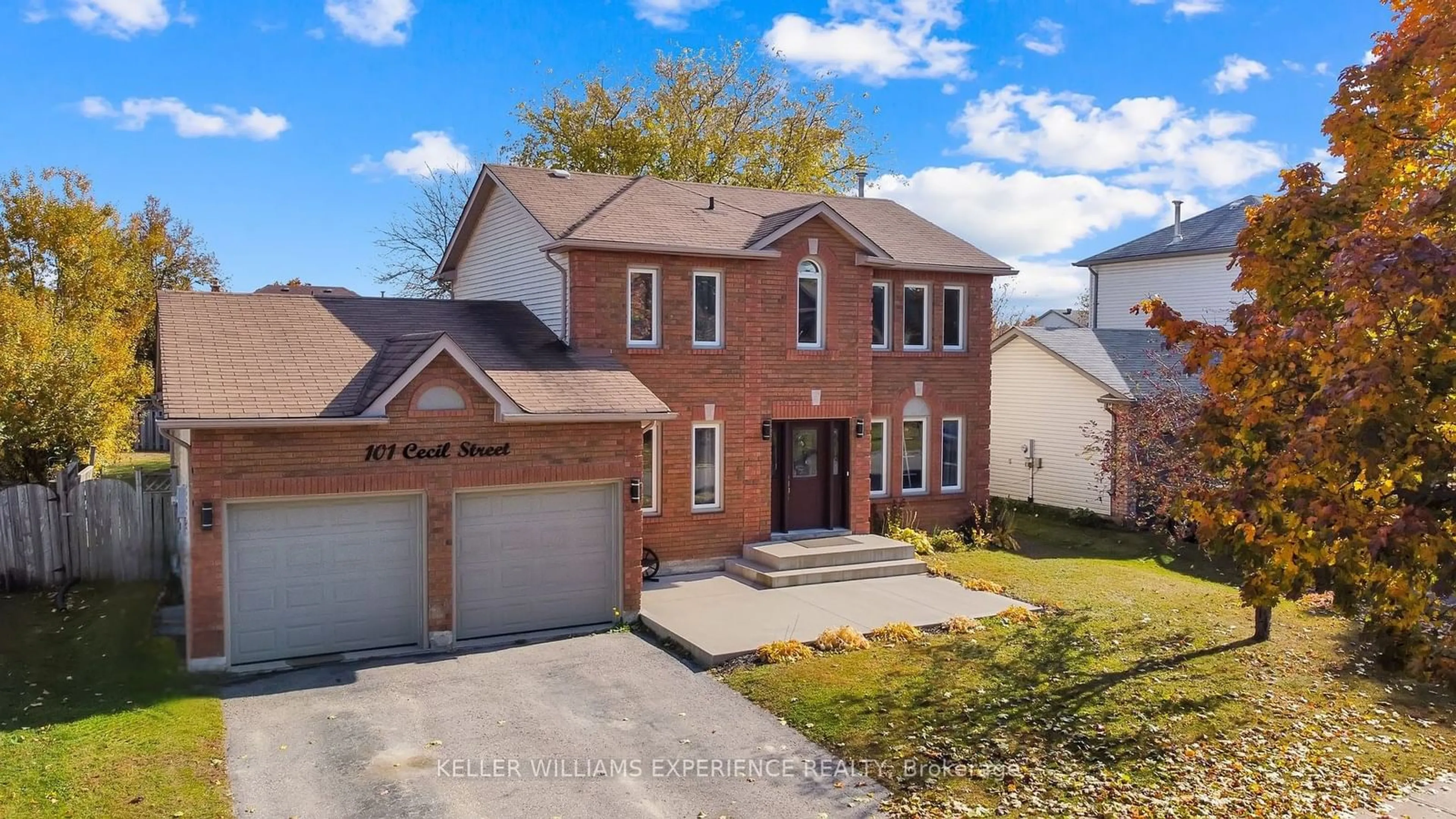 Home with brick exterior material, street for 101 CECIL St, Essa Ontario L3W 0K4