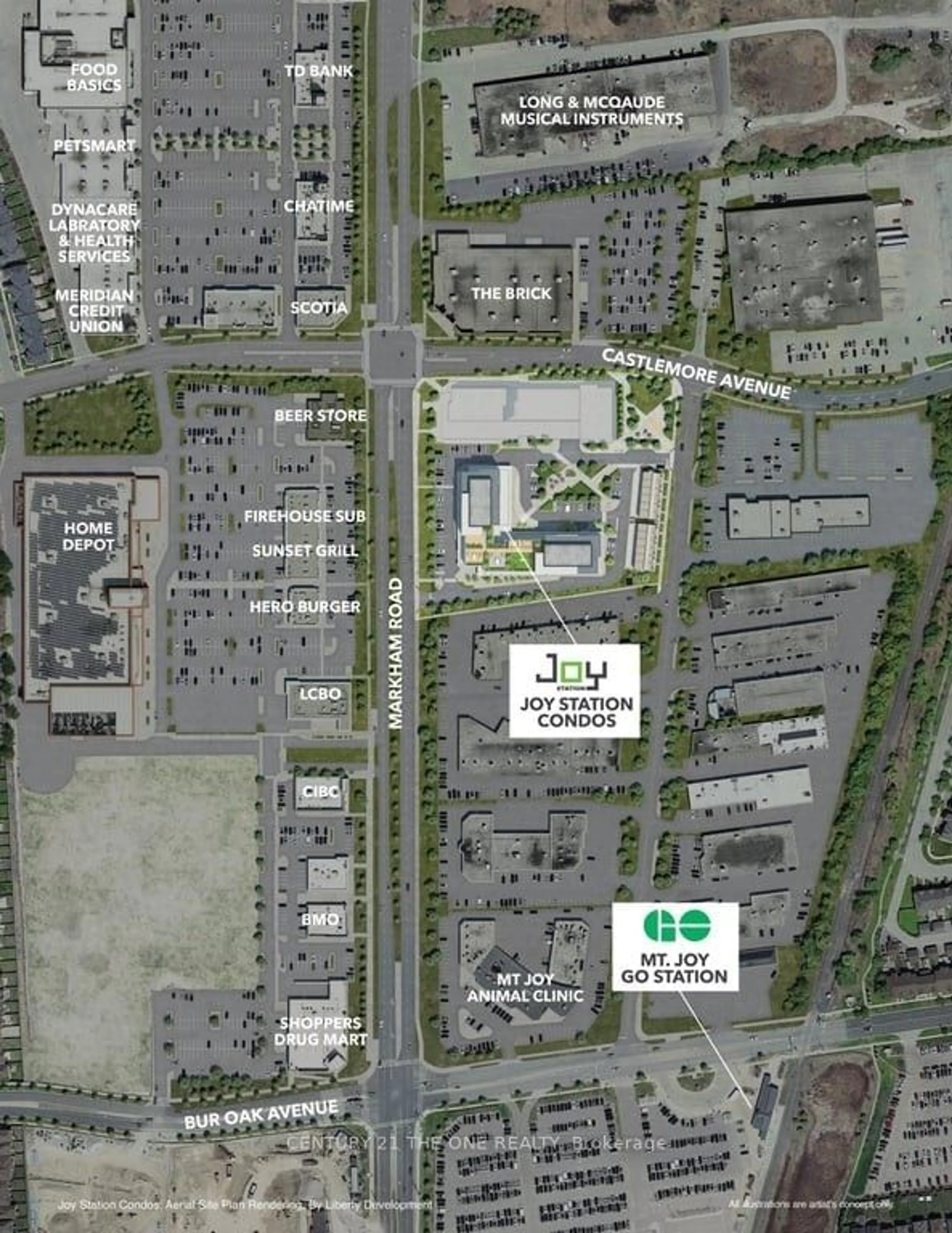 Picture of a map for 9781 Markham Rd #B-2308, Markham Ontario L6E 0H8