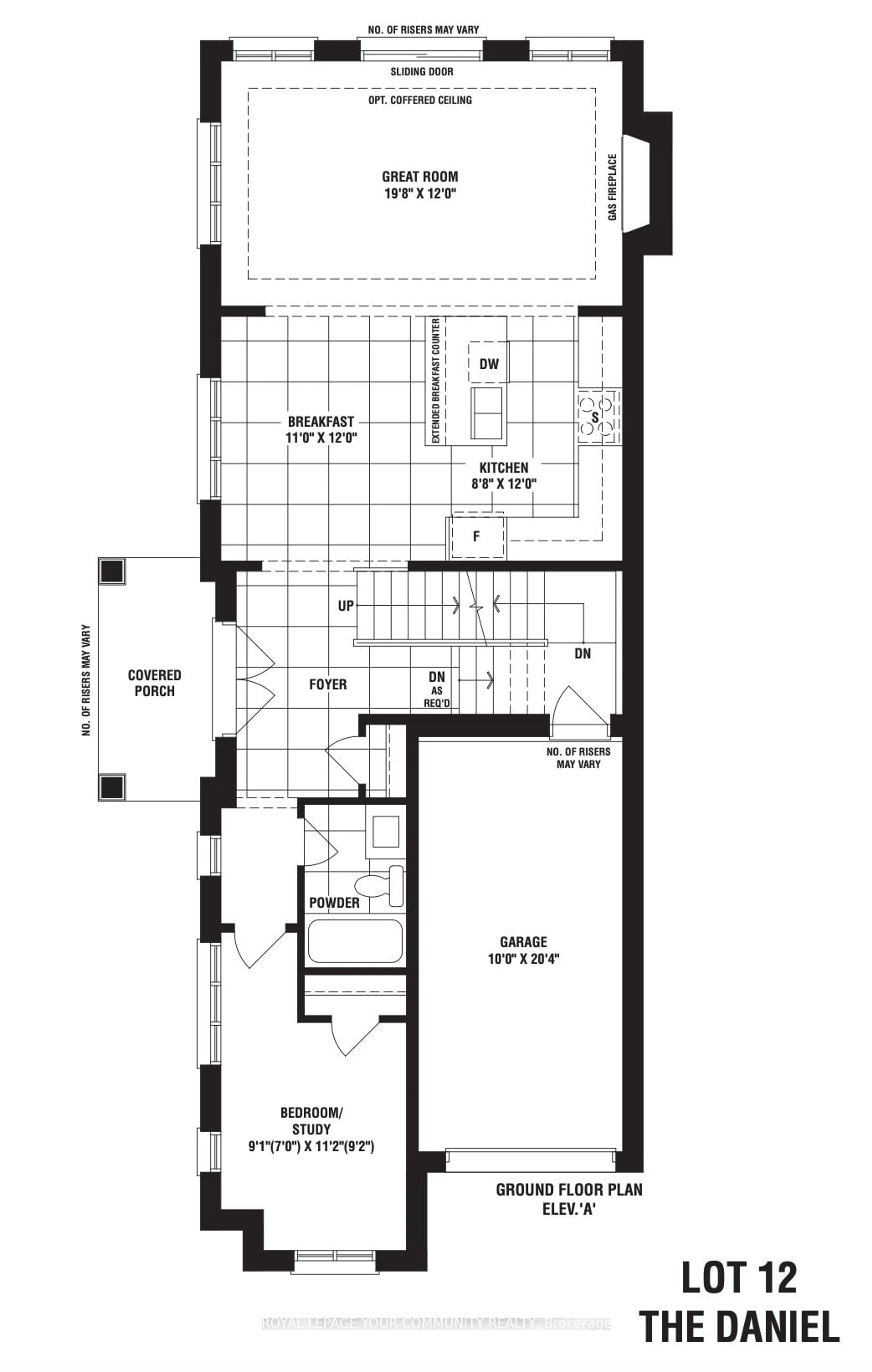 Floor plan for 0 Muret Cres #Lot 12, Vaughan Ontario L6A 4H4