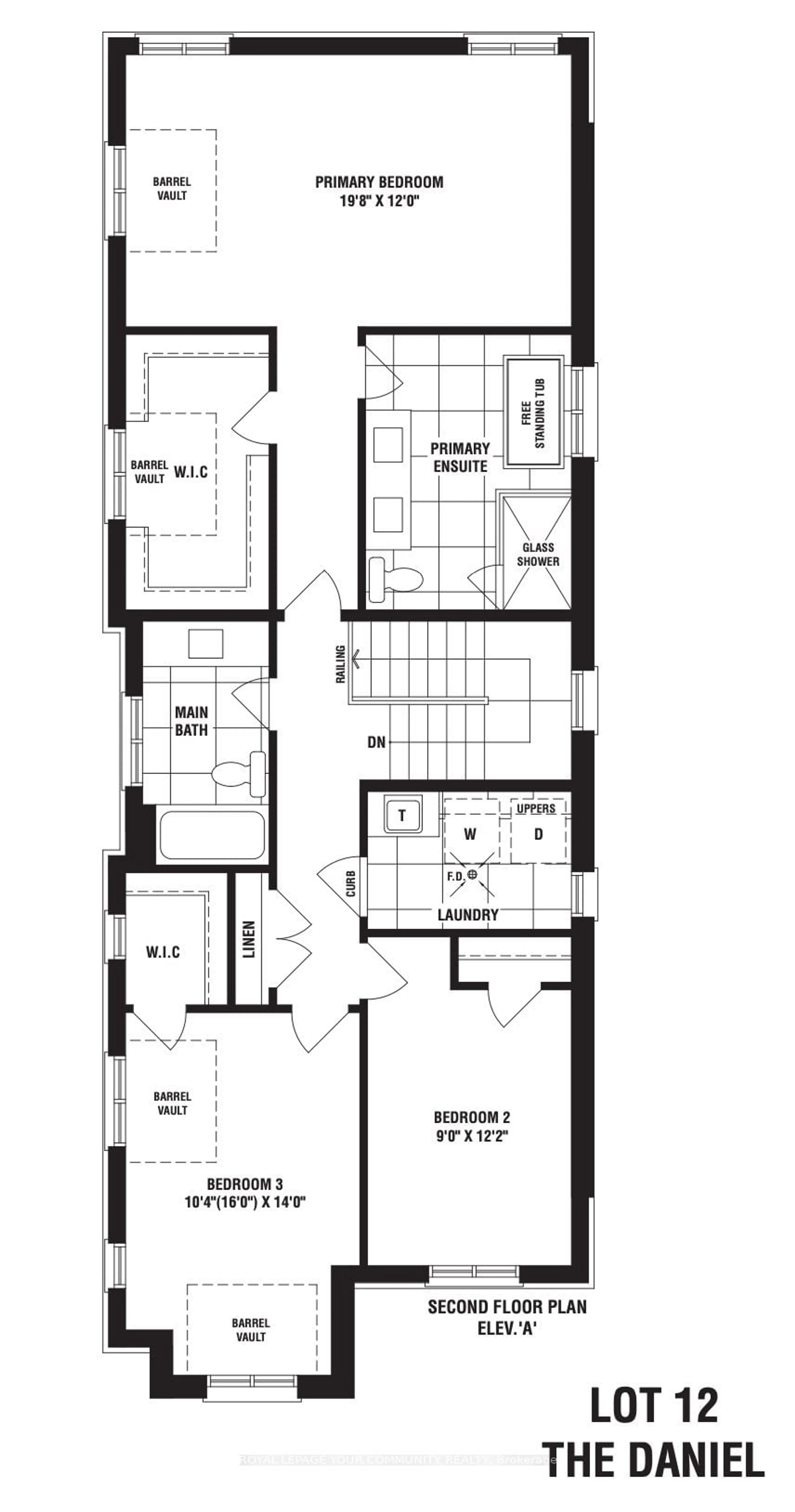 Floor plan for 0 Muret Cres #Lot 12, Vaughan Ontario L6A 4H4