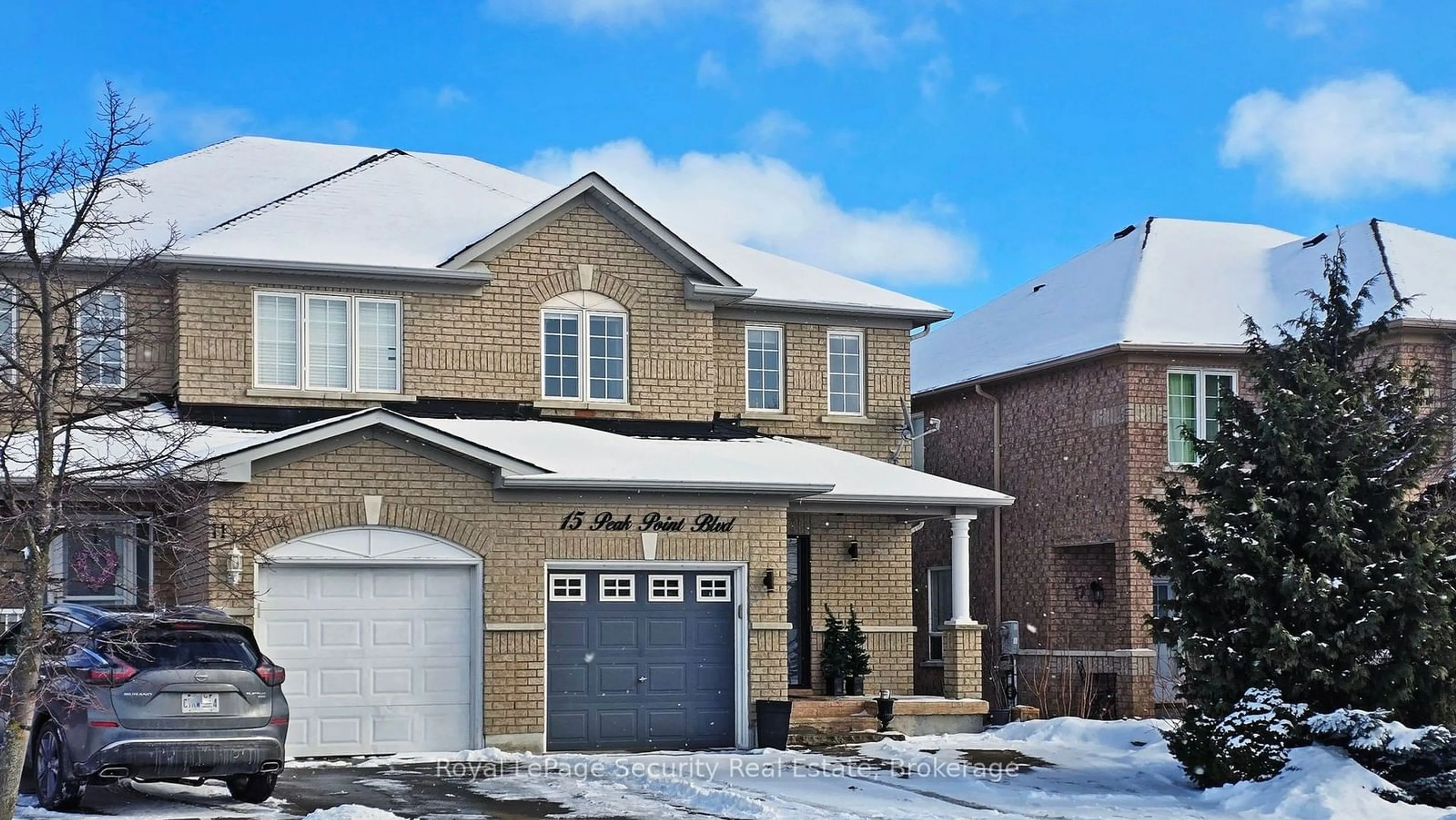 Home with brick exterior material, street for 15 Peak Point Blvd, Vaughan Ontario L6A 3T9