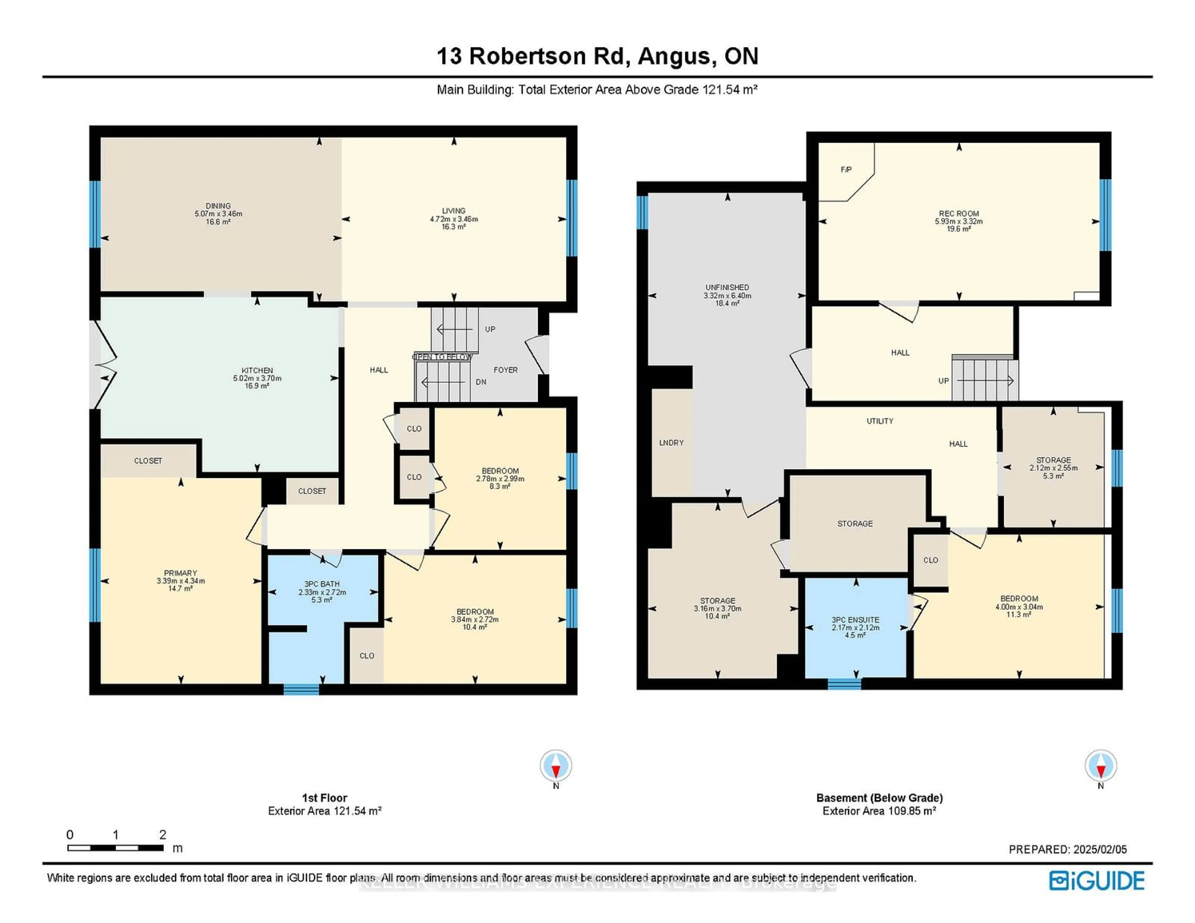 Floor plan for 13 Robertson Rd, Essa Ontario L3W 0J5