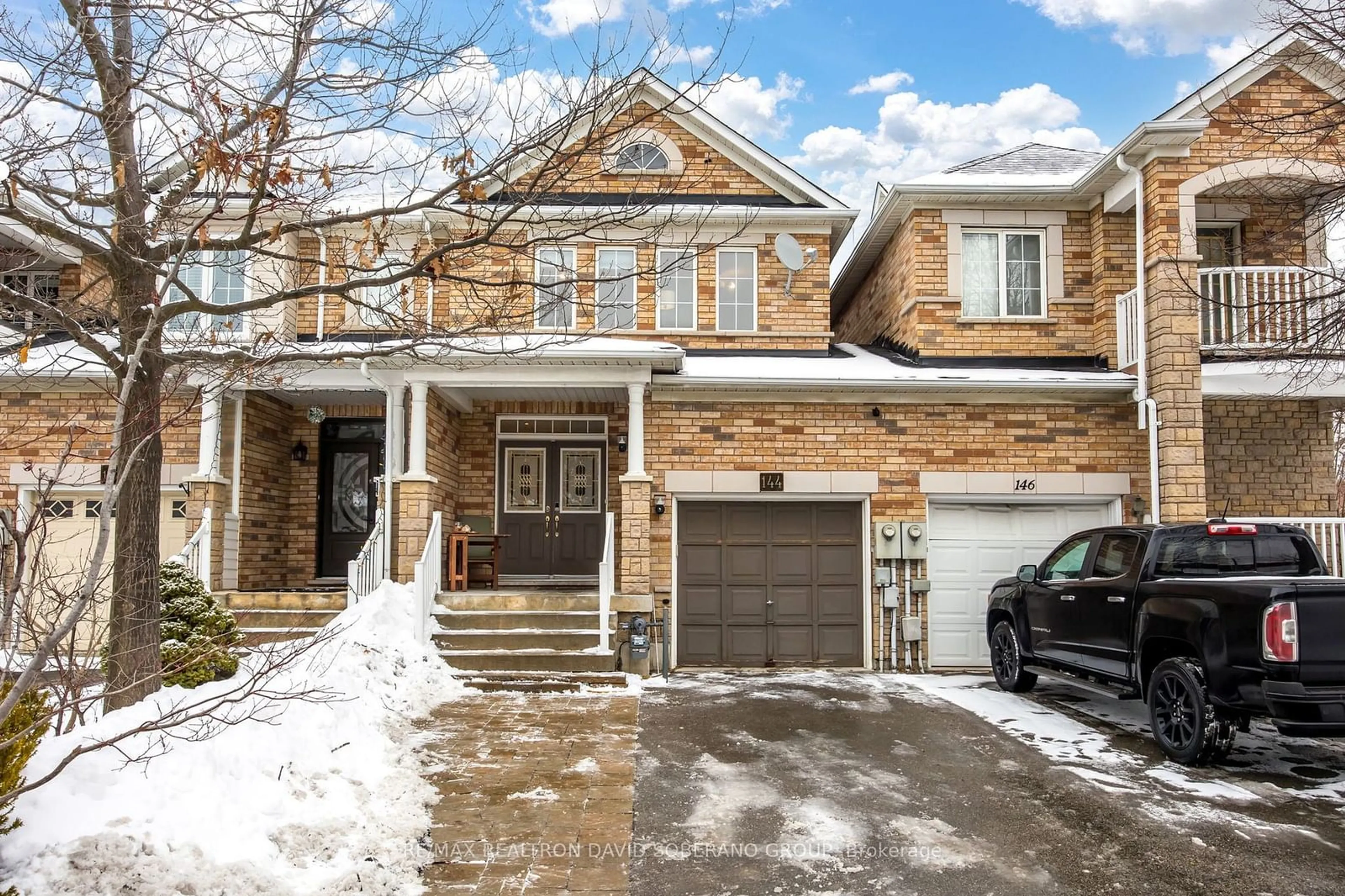 Home with brick exterior material, street for 144 Benjamin Hood Cres, Vaughan Ontario L4K 5M2