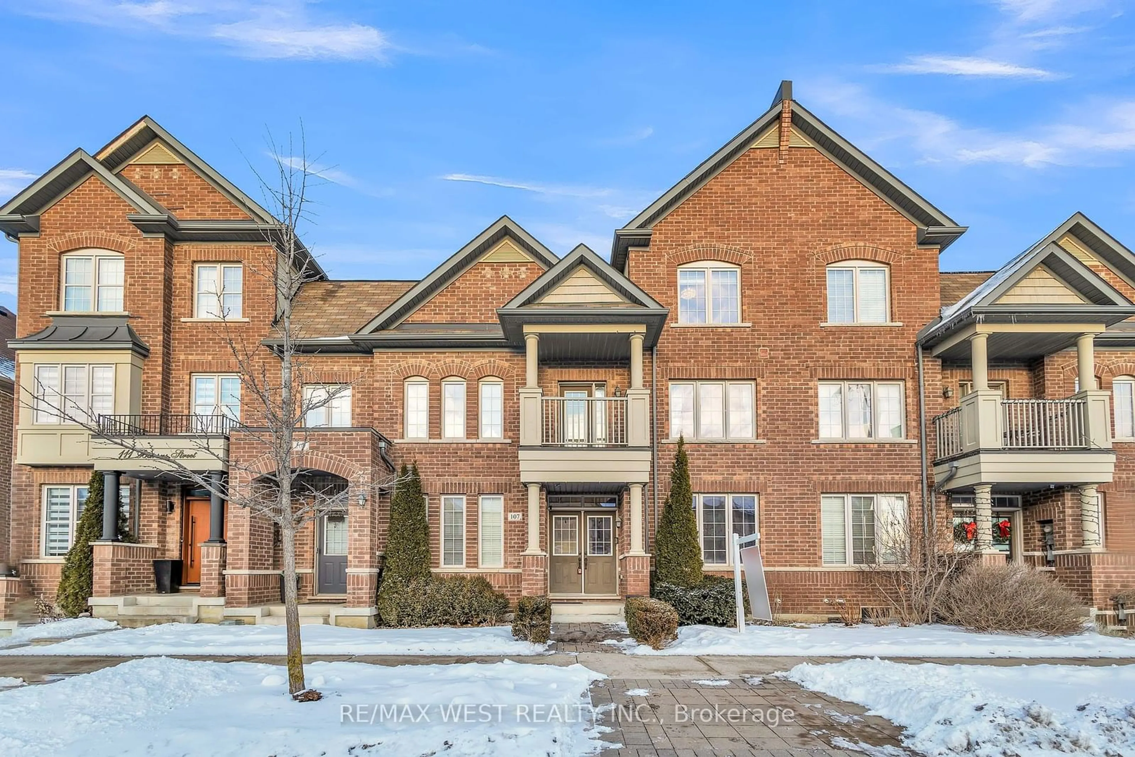 Home with brick exterior material, street for 107 Barons St, Vaughan Ontario L4H 3Y2