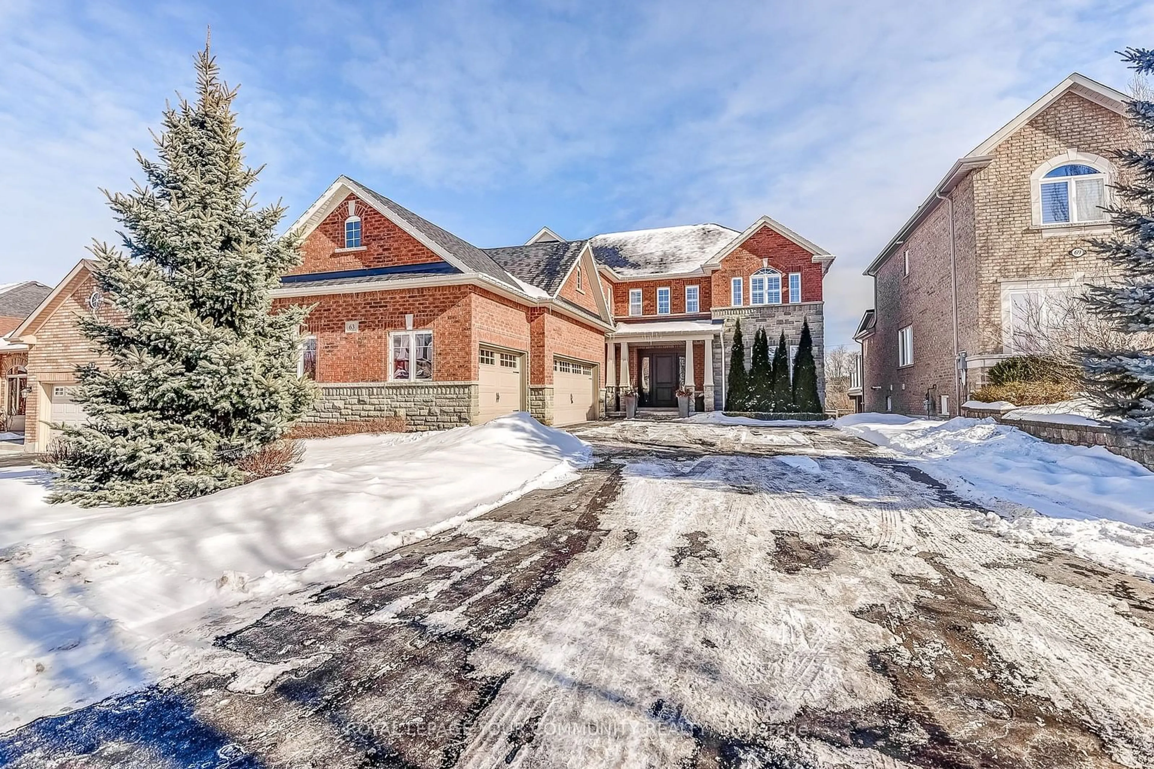 Home with brick exterior material, street for 63 Germana Pl, Vaughan Ontario L6A 4R5