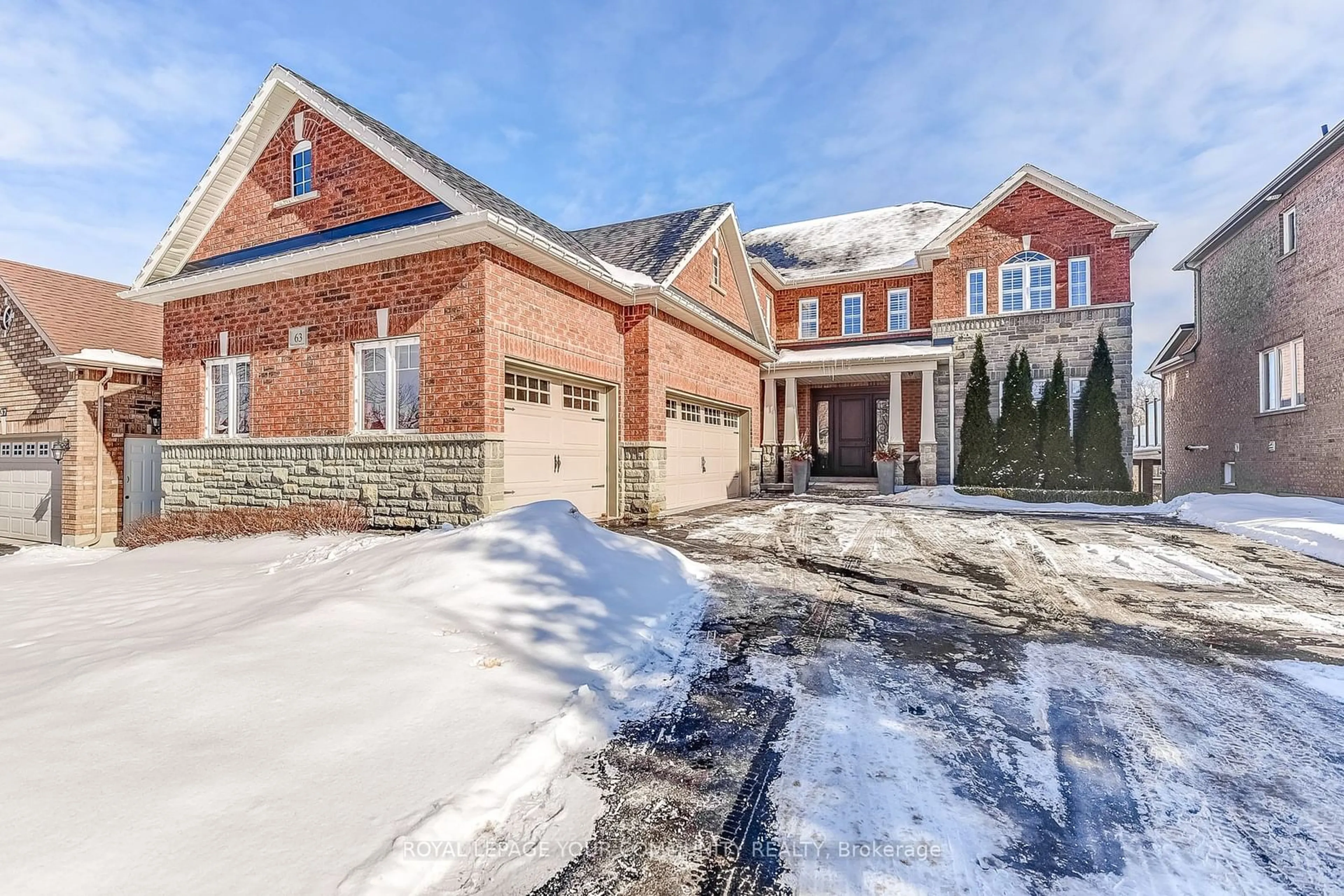 Home with brick exterior material, street for 63 Germana Pl, Vaughan Ontario L6A 4R5