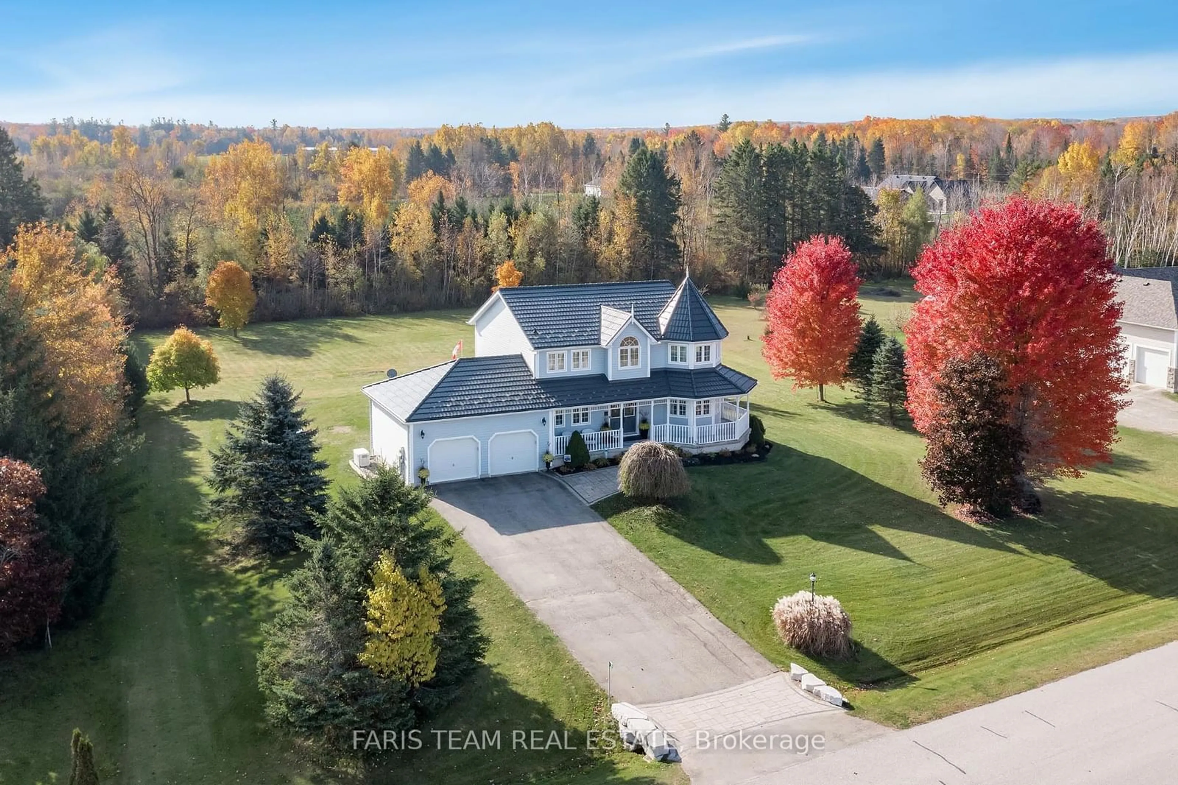 A pic from outside/outdoor area/front of a property/back of a property/a pic from drone, unknown for 56 Cindy Lane, Adjala-Tosorontio Ontario L0M 1M0