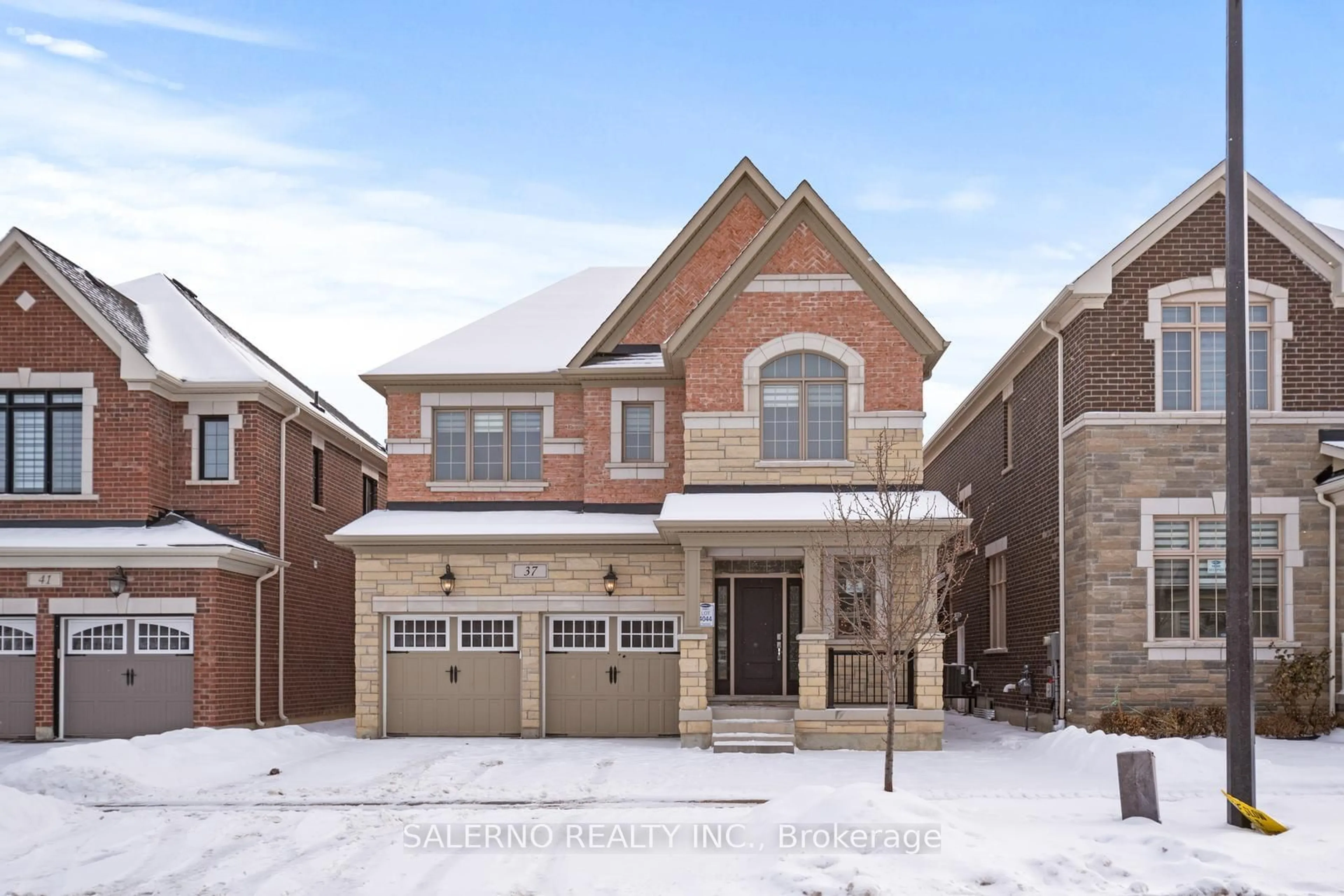 Home with brick exterior material, street for 37 Chorus Cres, Vaughan Ontario L4H 4W3