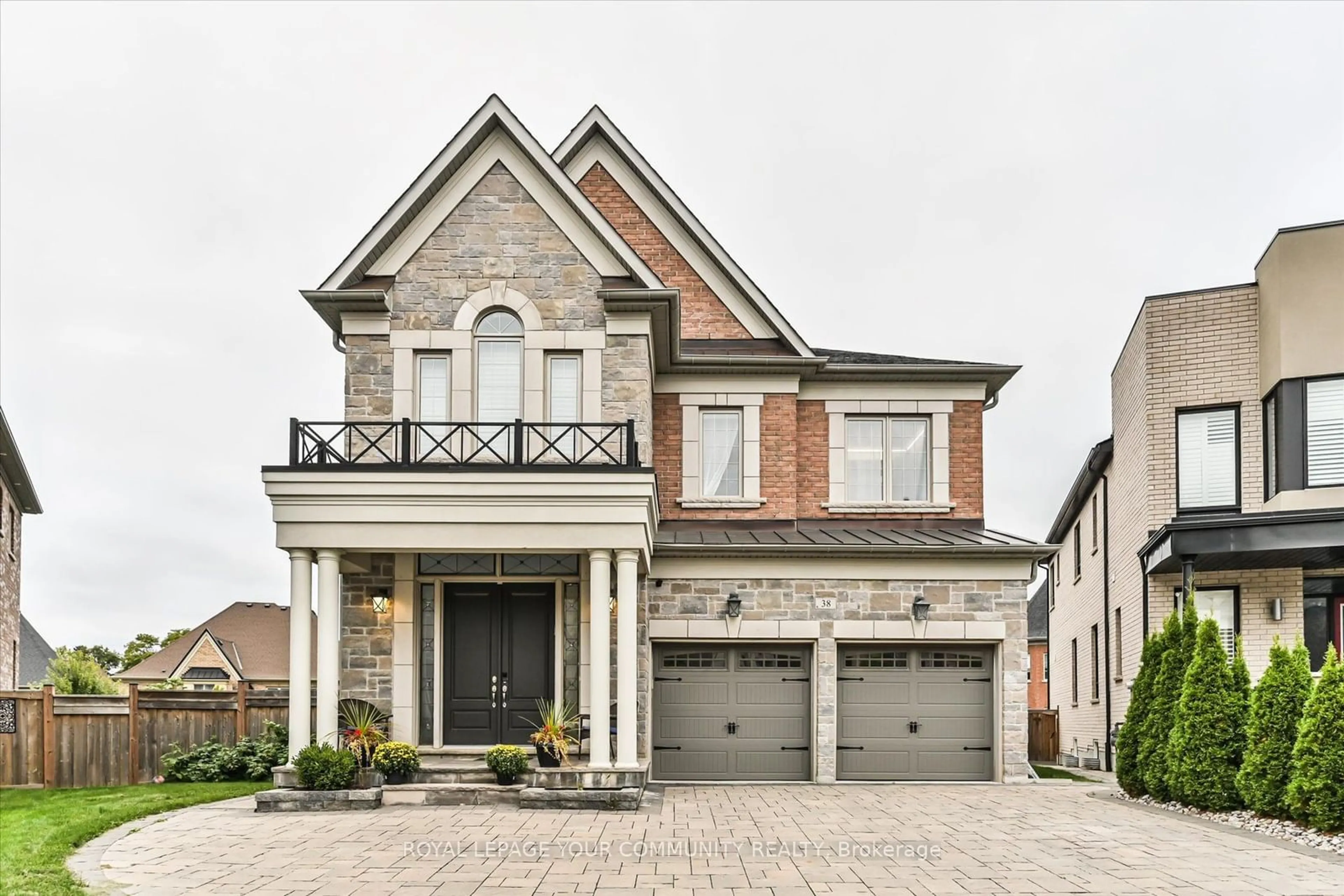 Home with brick exterior material, street for 38 Perrigo Crt, Vaughan Ontario L6A 4W8