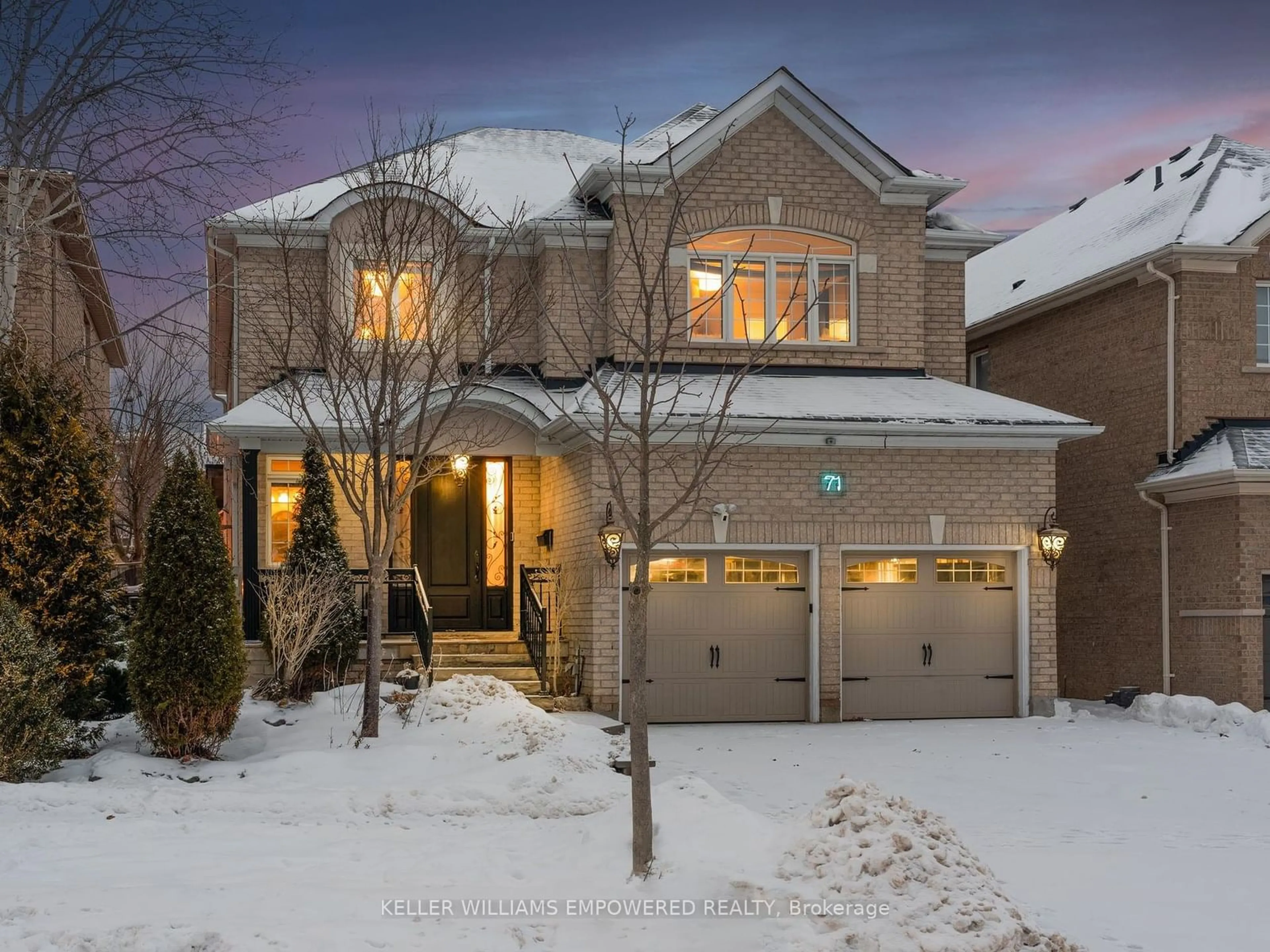 Home with brick exterior material, street for 71 Gracedale Dr, Richmond Hill Ontario L4C 0S8