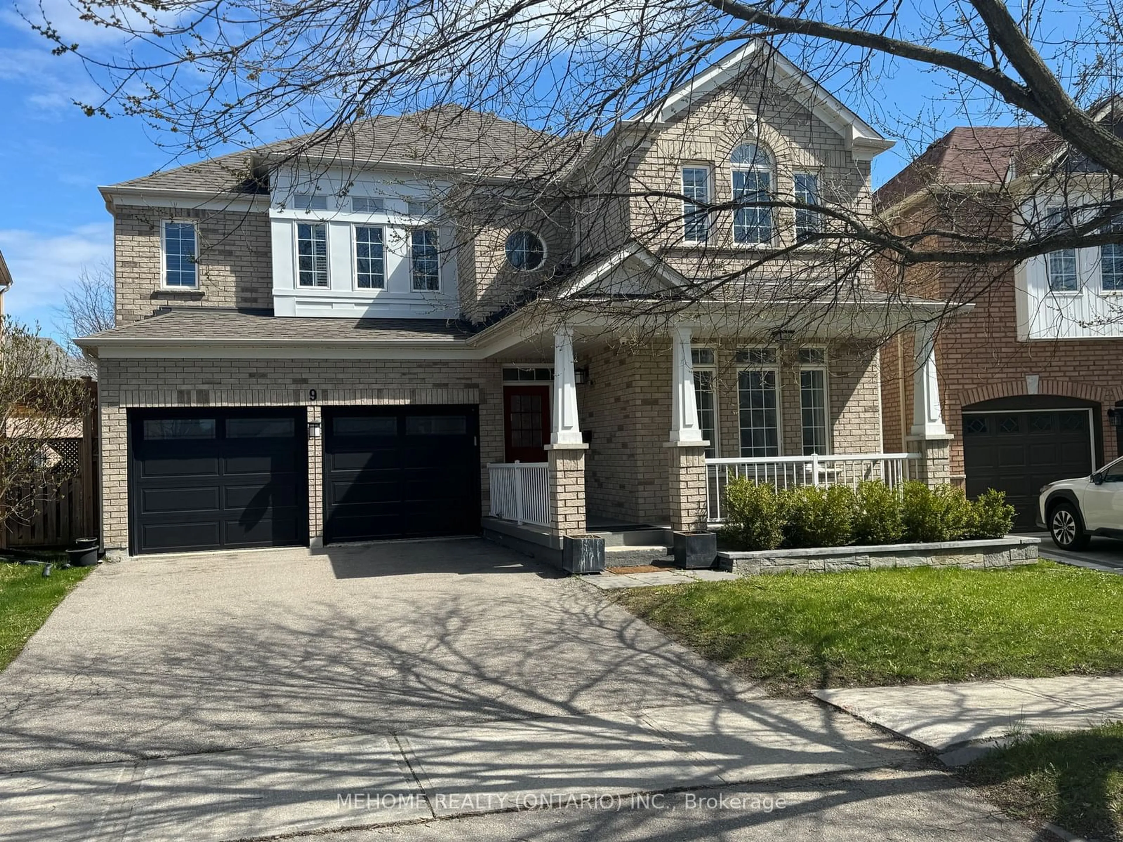 Home with brick exterior material, street for 9 Ridgecrest Rd, Markham Ontario L6C 2V2