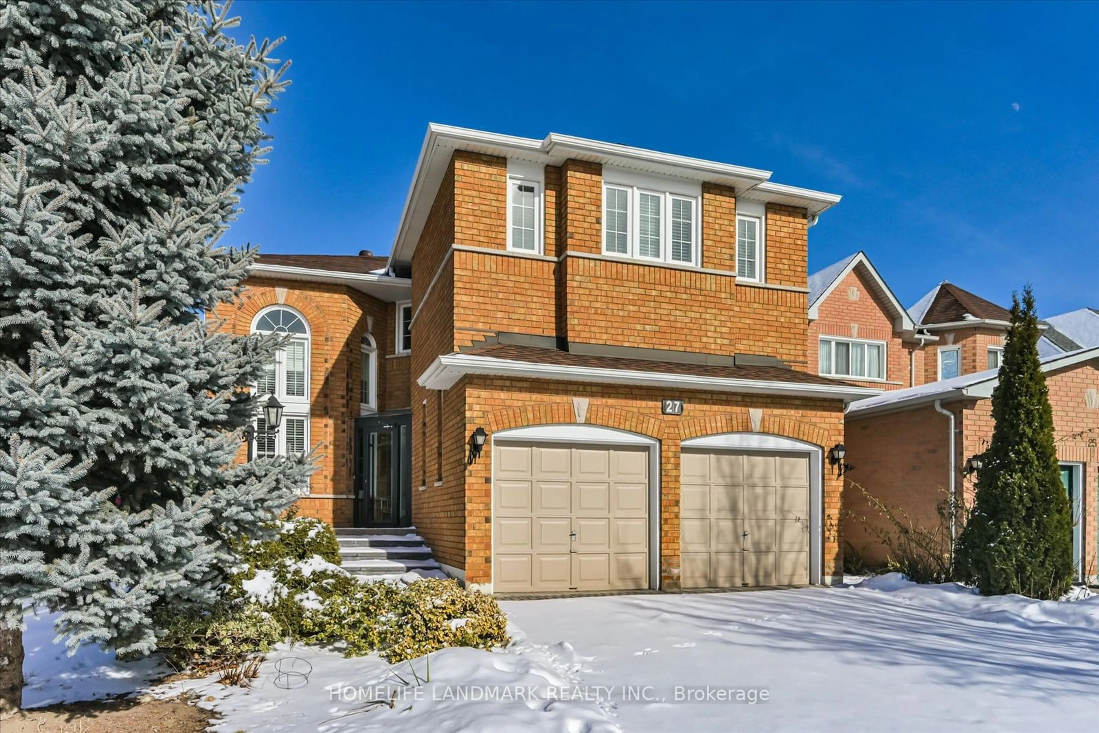 Home with brick exterior material, street for 27 Alpine Cres, Richmond Hill Ontario L4S 1W4