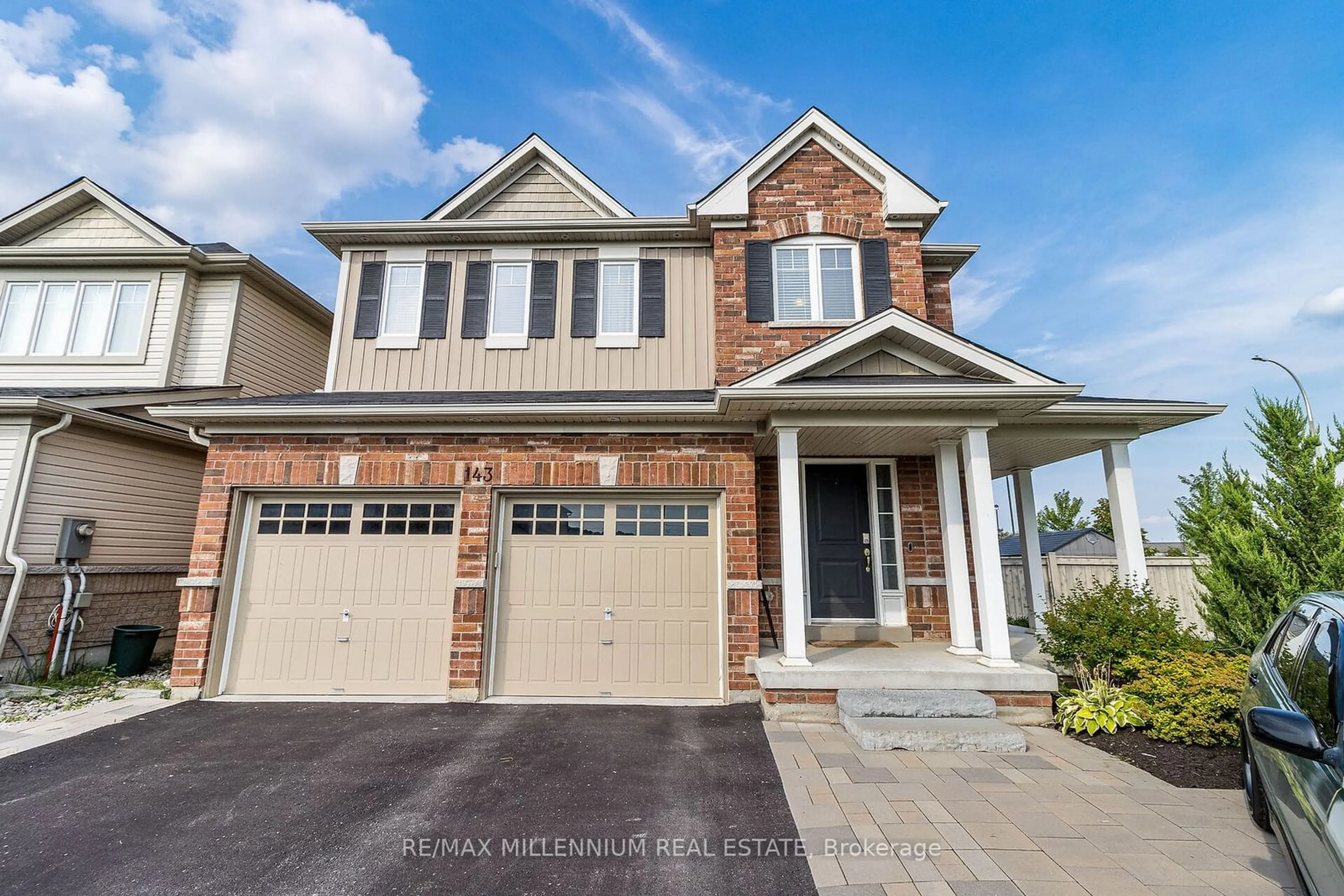 Home with brick exterior material, street for 143 knight St, New Tecumseth Ontario L9R 0R5