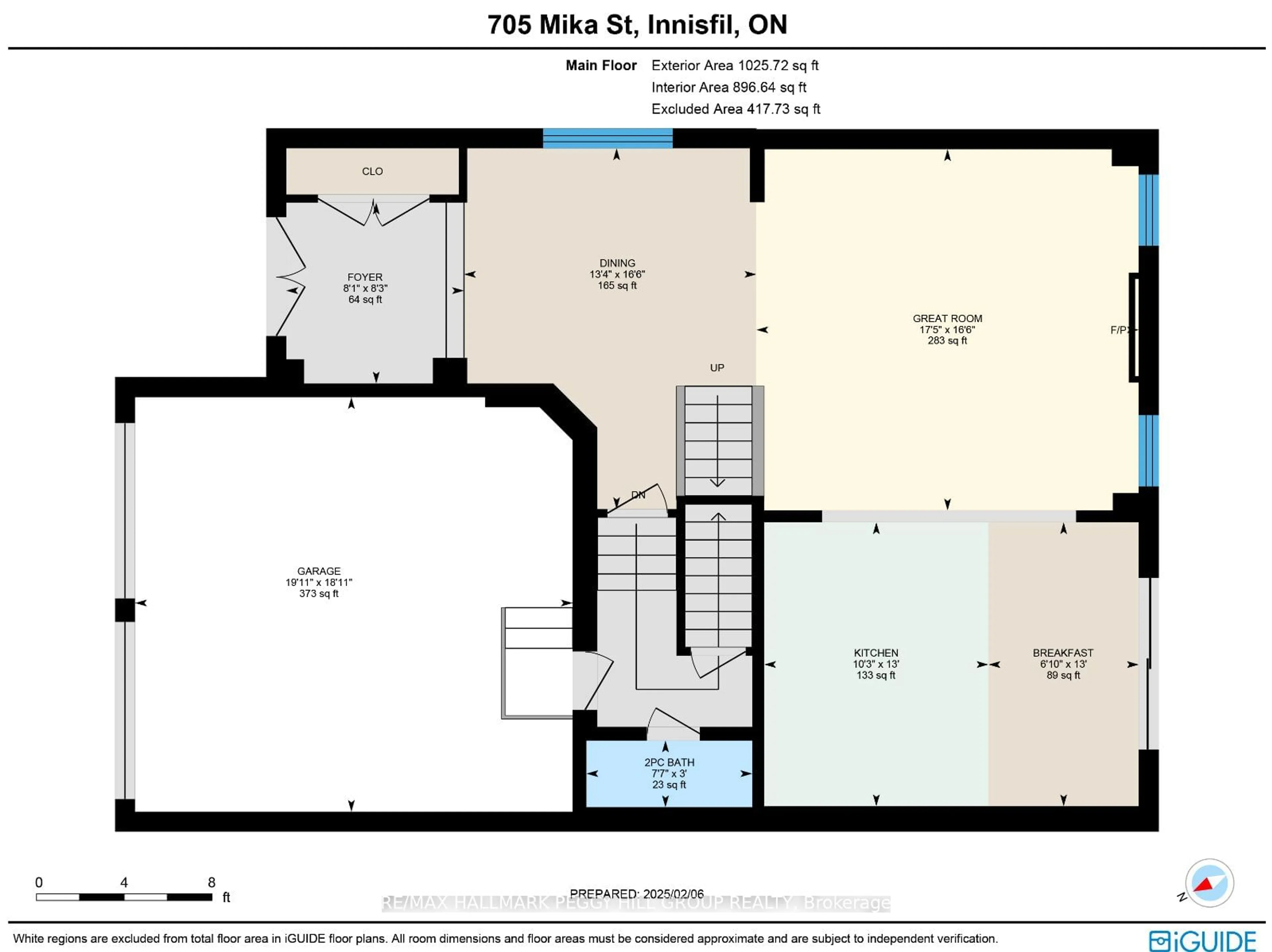 Floor plan for 705 Mika St, Innisfil Ontario L9S 0R8