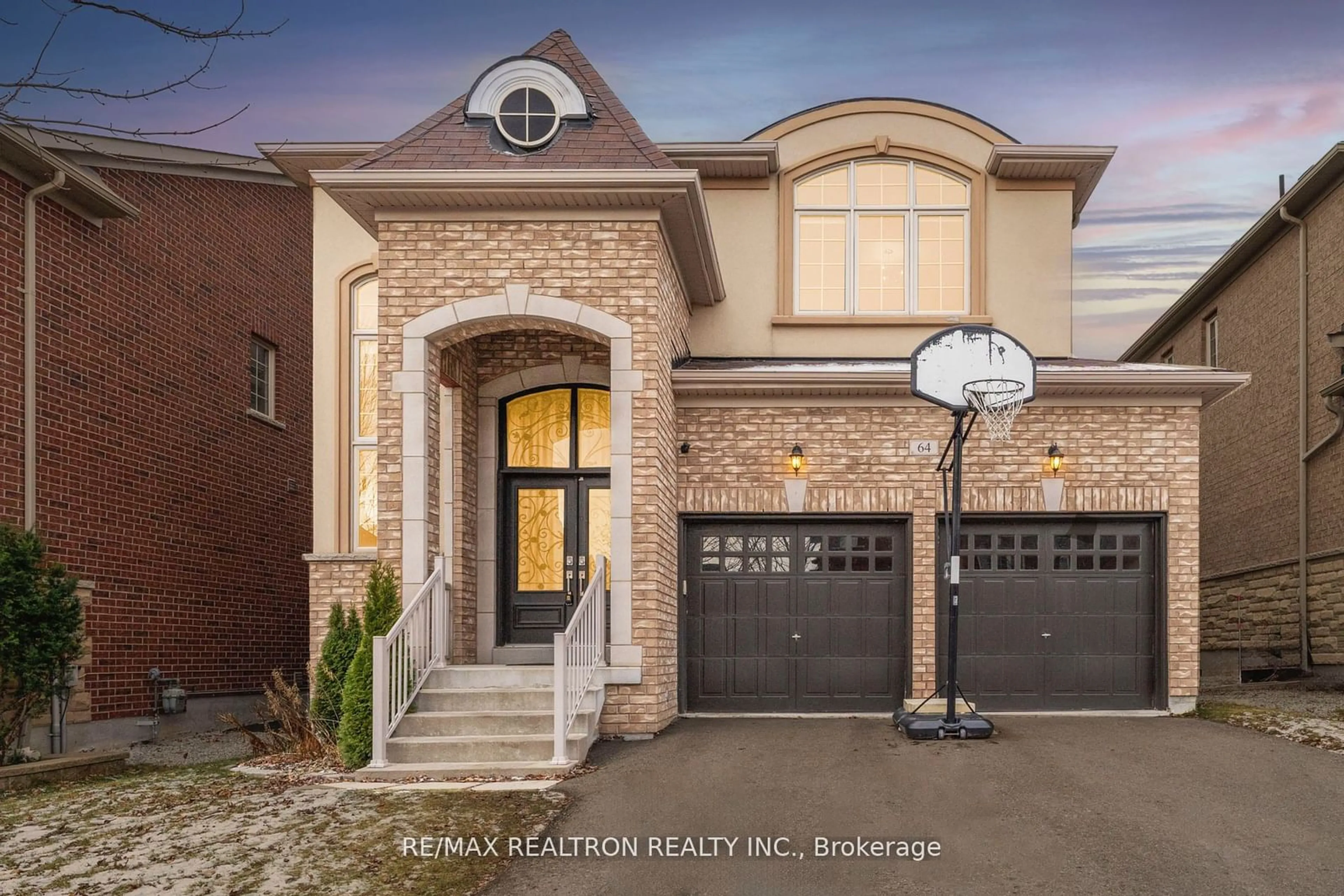 Home with brick exterior material, street for 64 Lady Angela Lane, Vaughan Ontario L6A 4S7