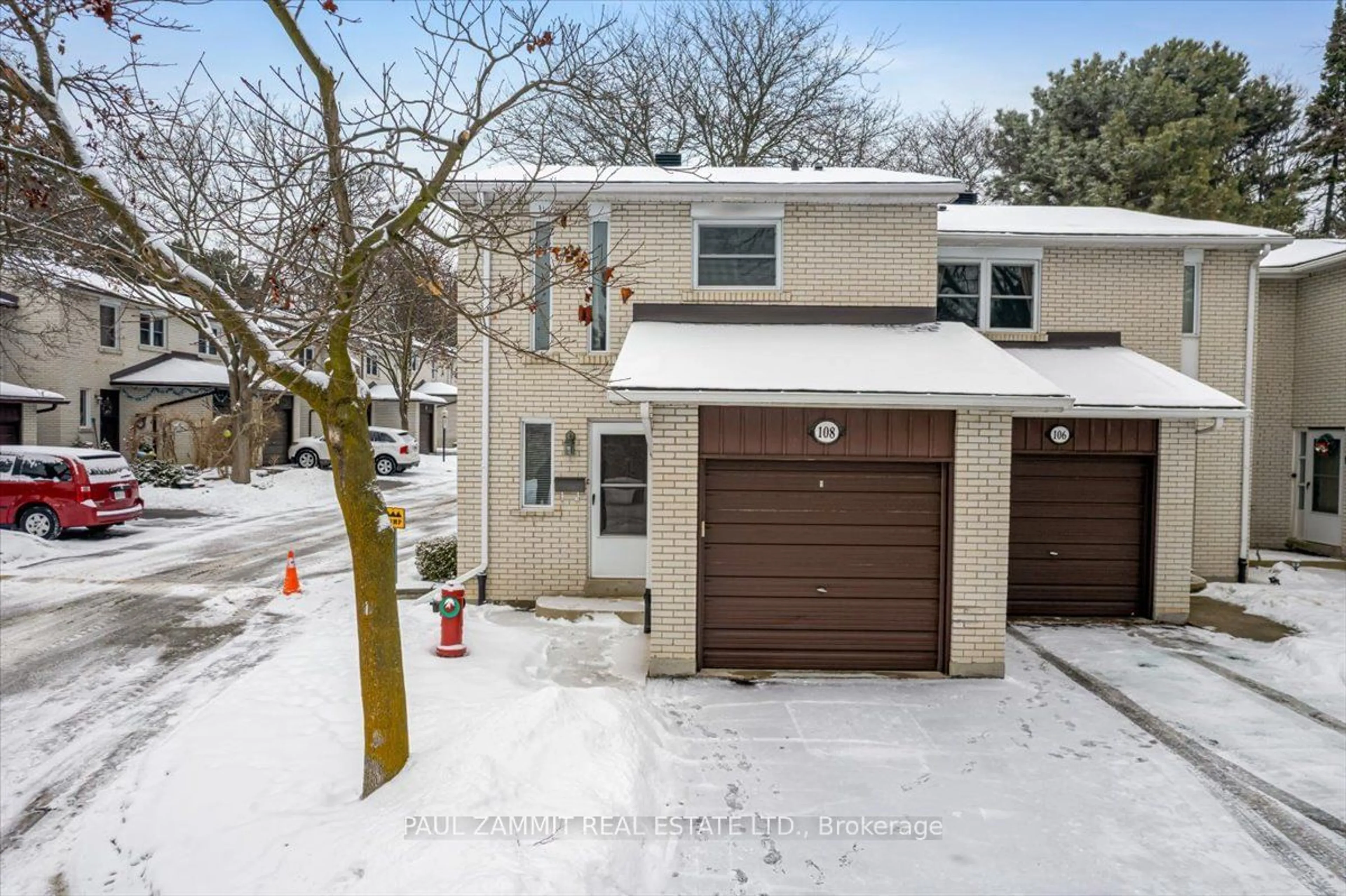 A pic from outside/outdoor area/front of a property/back of a property/a pic from drone, street for 108 Harris Way, Markham Ontario L3T 5A8