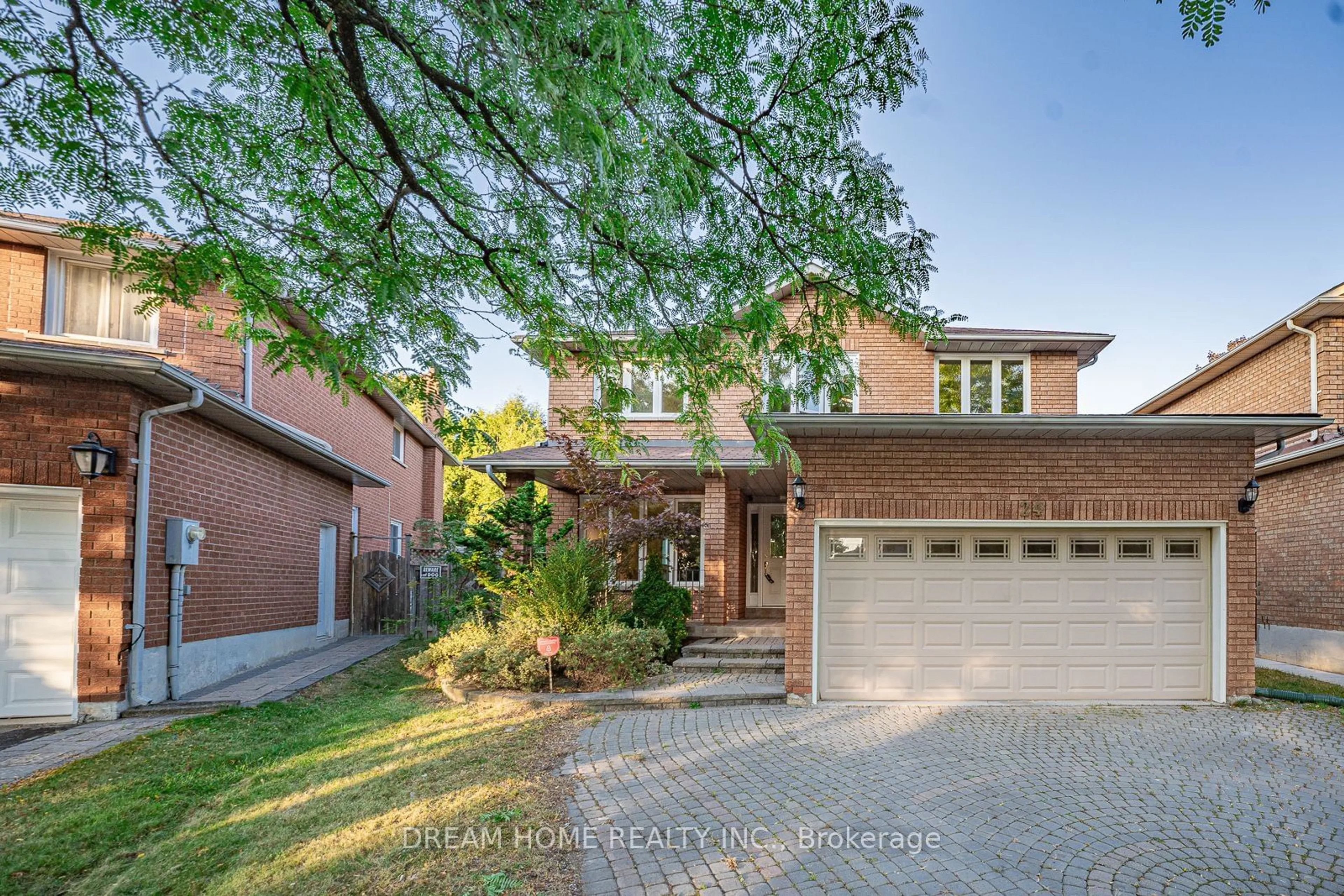 Home with brick exterior material, street for 24 Muster Crt, Markham Ontario L3R 9G4