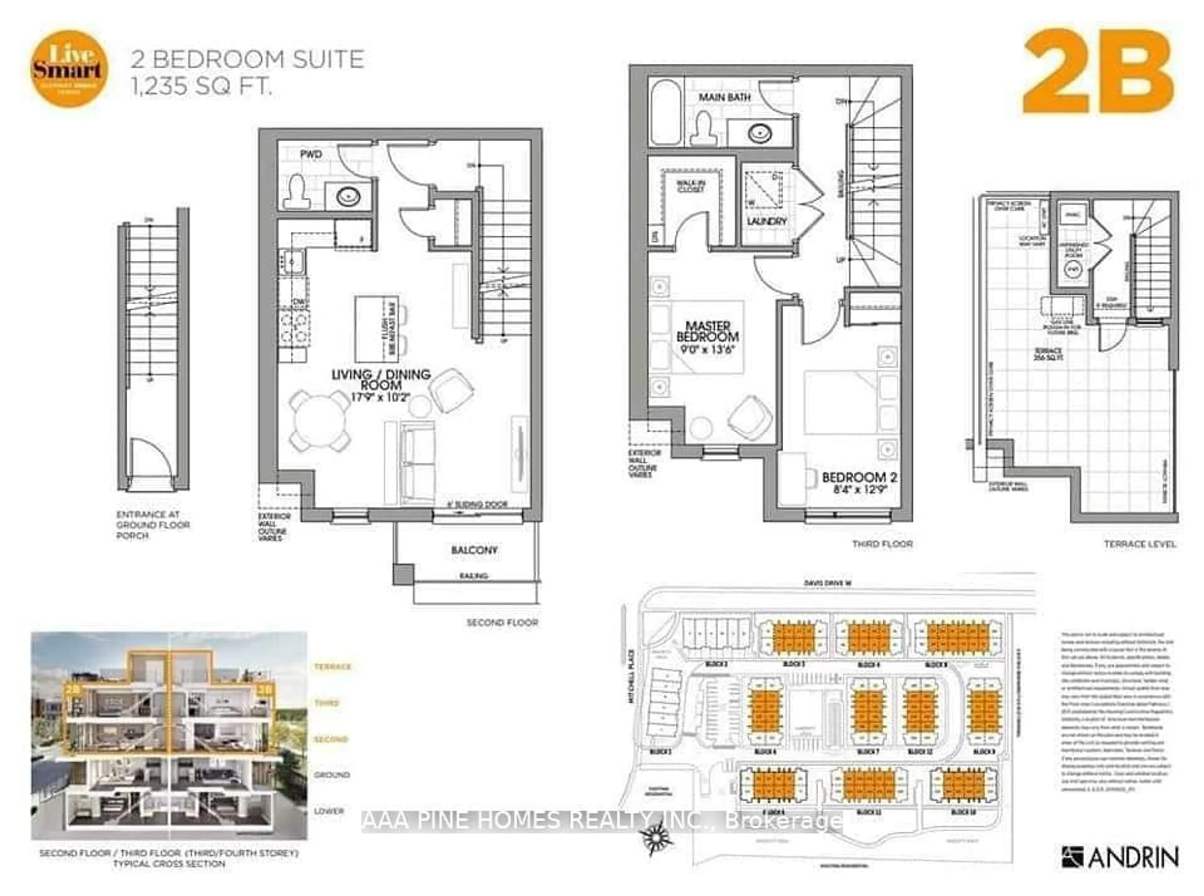 Floor plan for 20 Lytham Green Circ ##4, Newmarket Ontario L3X 1X5