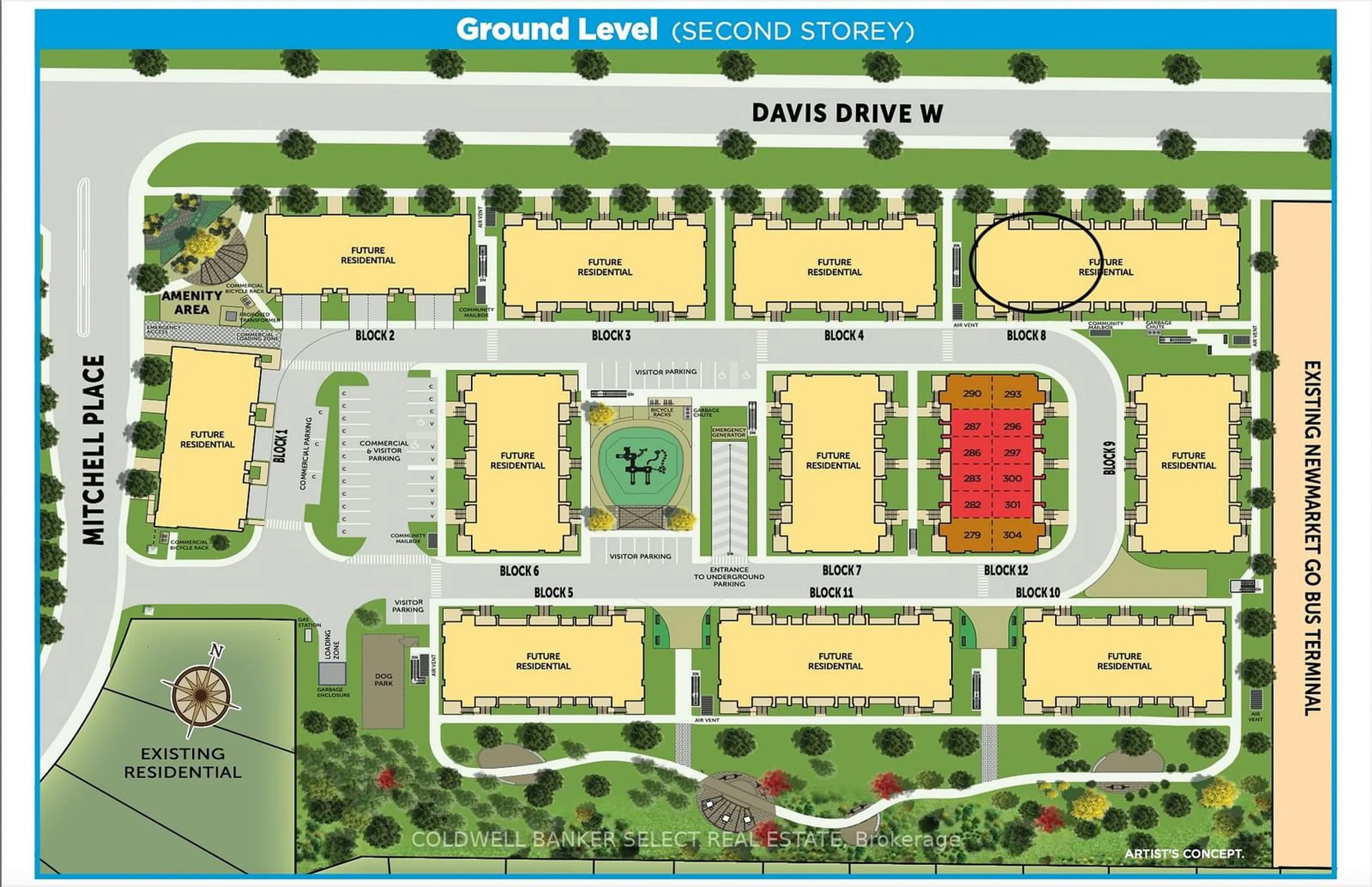 Floor plan for 18 Lytham Green Circ #32, Newmarket Ontario L3Y 2P3