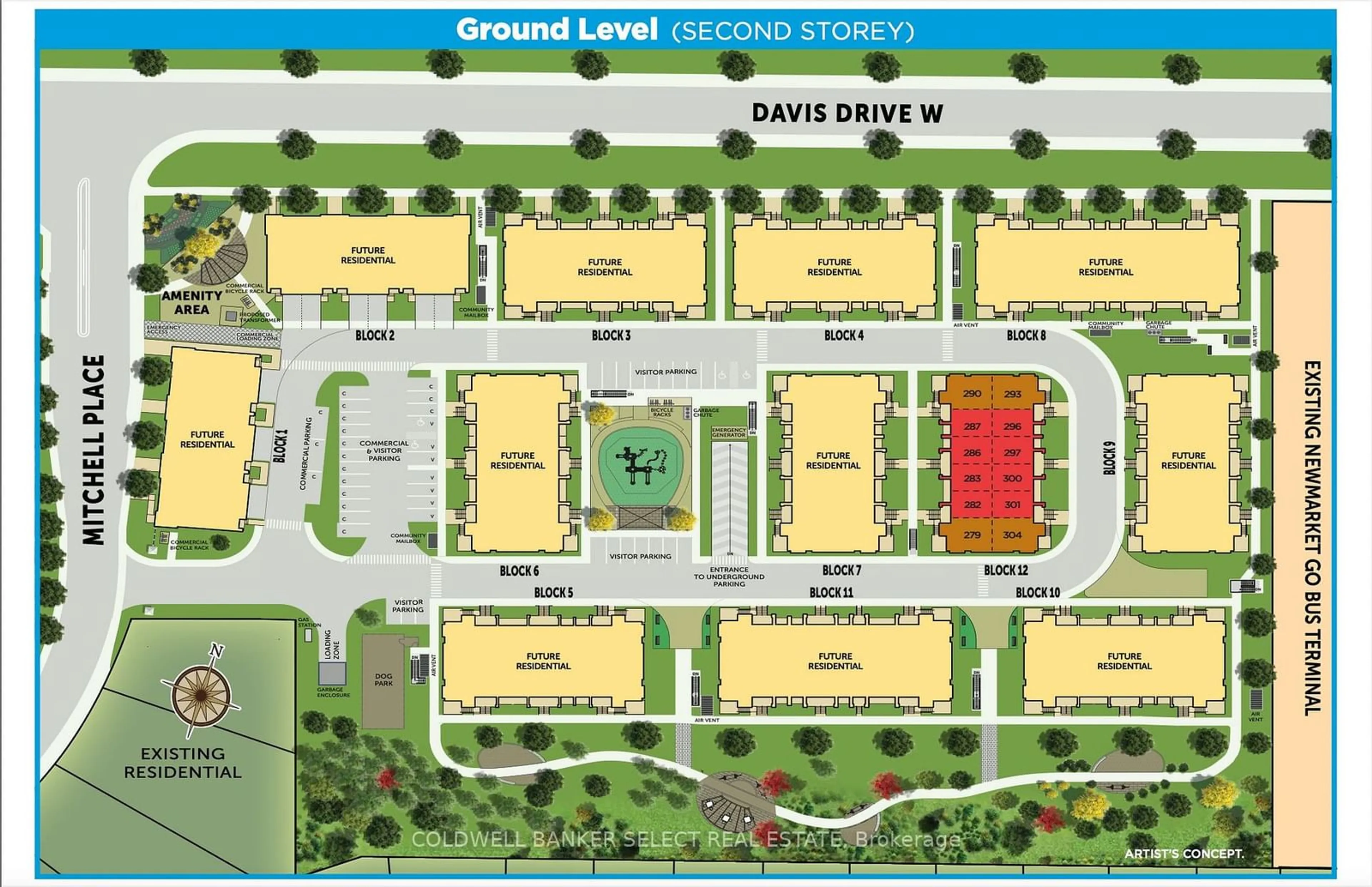 Floor plan for 18 Lytham Green Circ #32, Newmarket Ontario L3Y 2P3