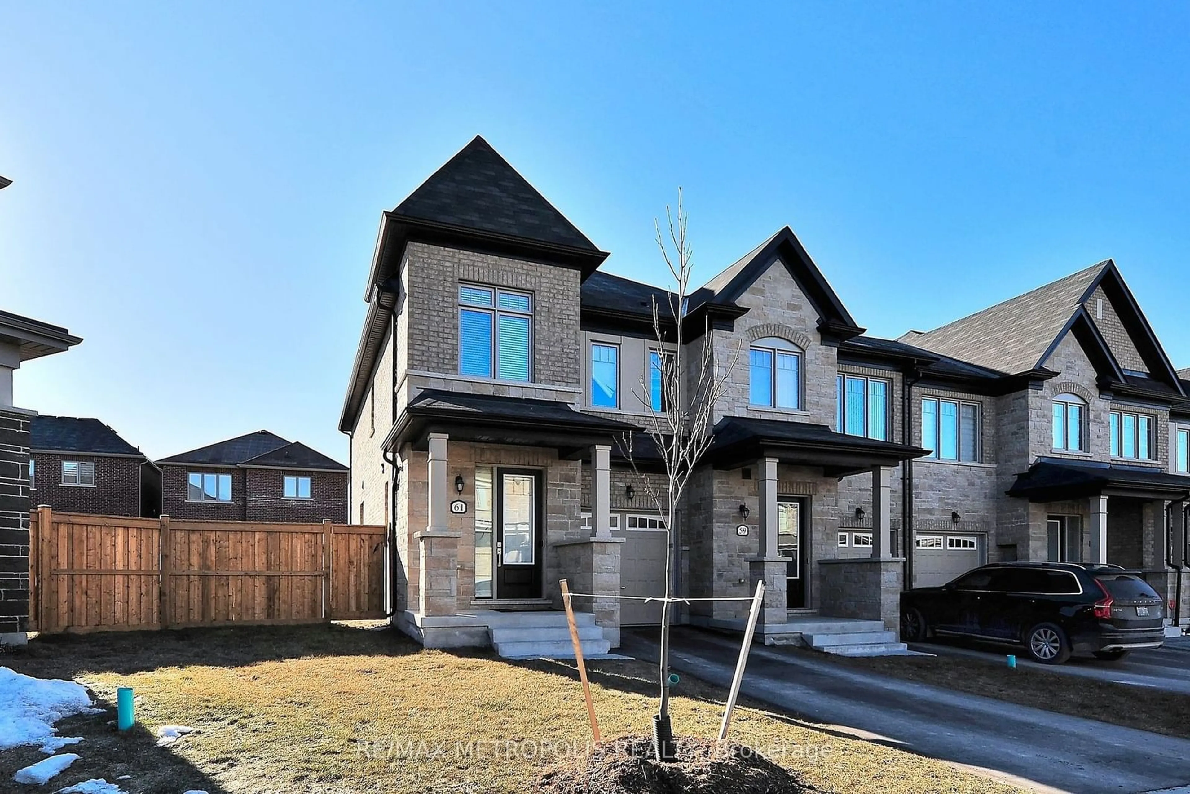 Home with brick exterior material, street for 61 Seedling Cres, Whitchurch-Stouffville Ontario L4A 4V5