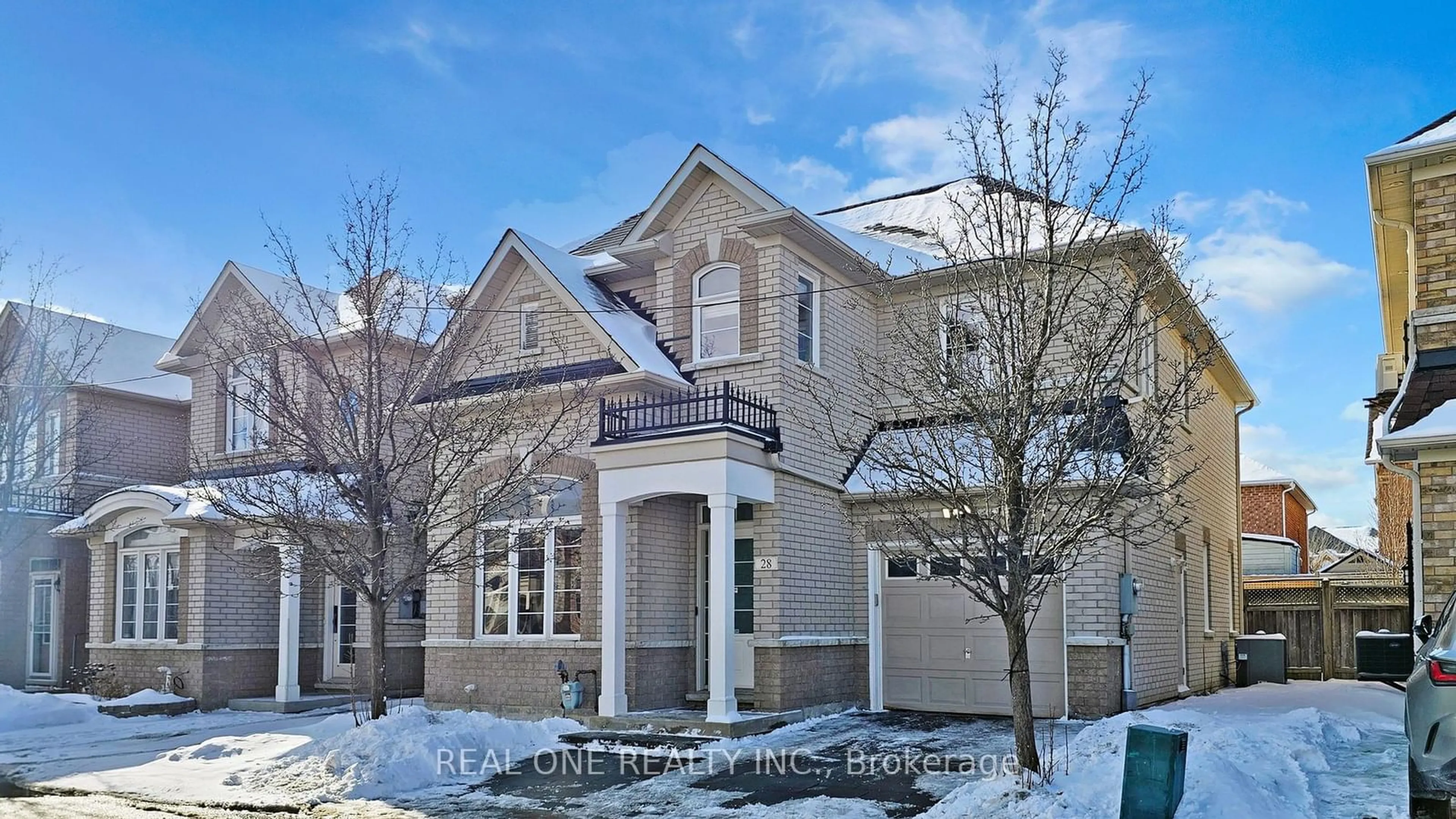 Home with brick exterior material, street for 28 Todman Lane, Markham Ontario L6E 0C8