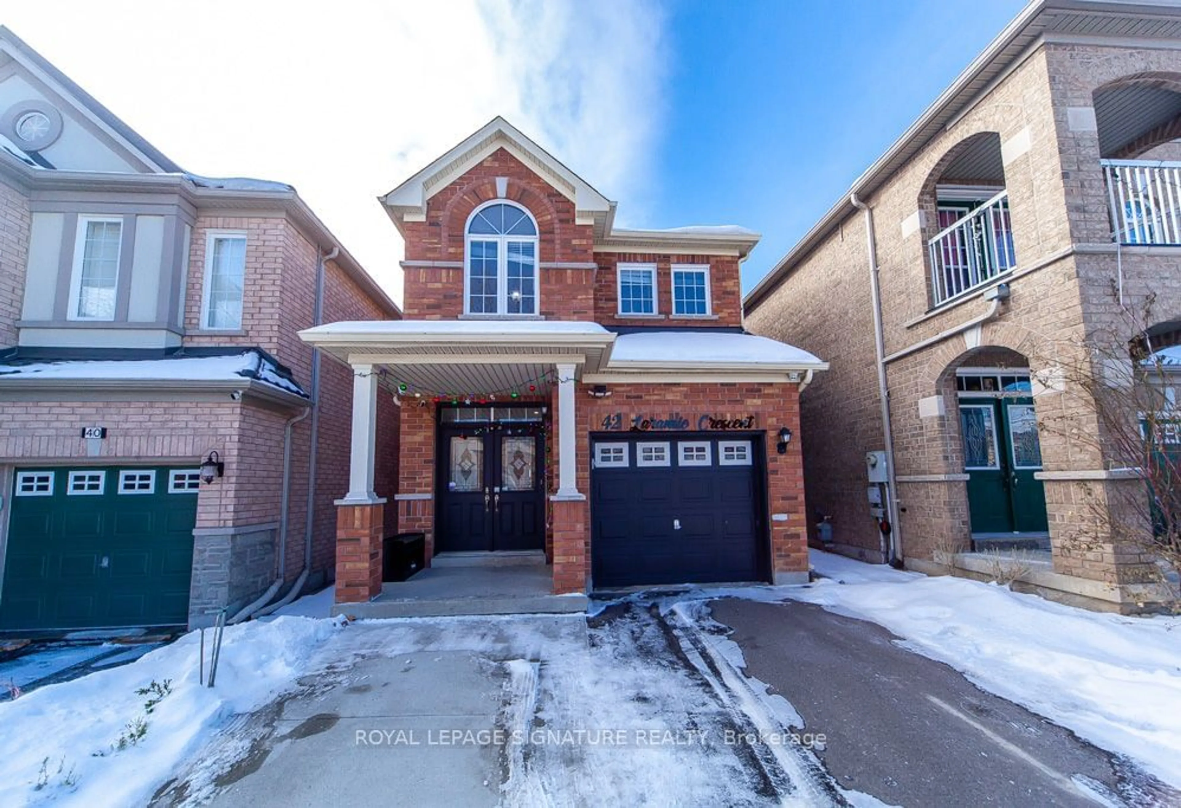 Home with brick exterior material, street for 42 LARAMIE Cres, Vaughan Ontario L6A 0P8