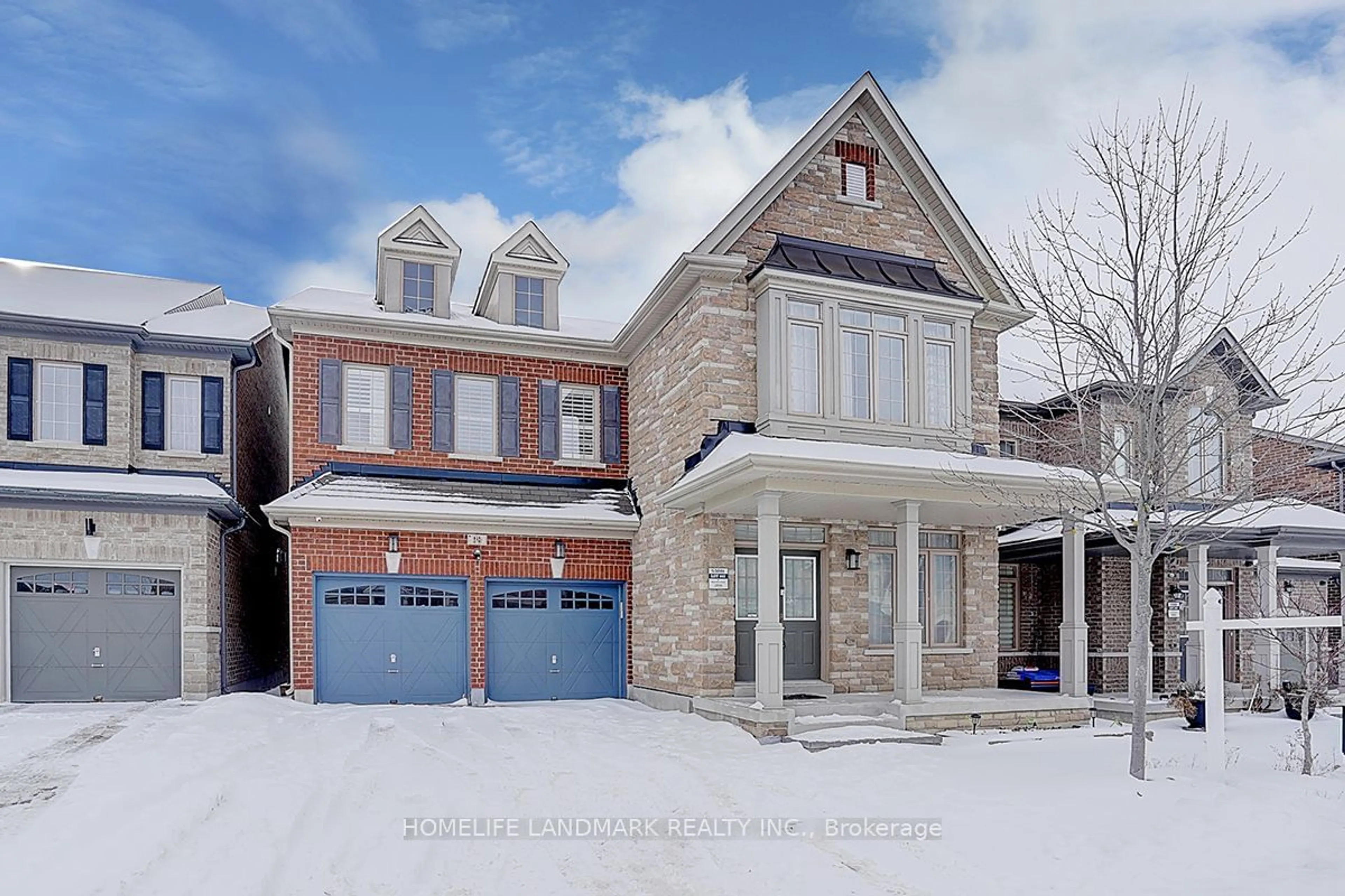 Home with brick exterior material, street for 99 Henry Bauer Ave, Markham Ontario L6C 0S3